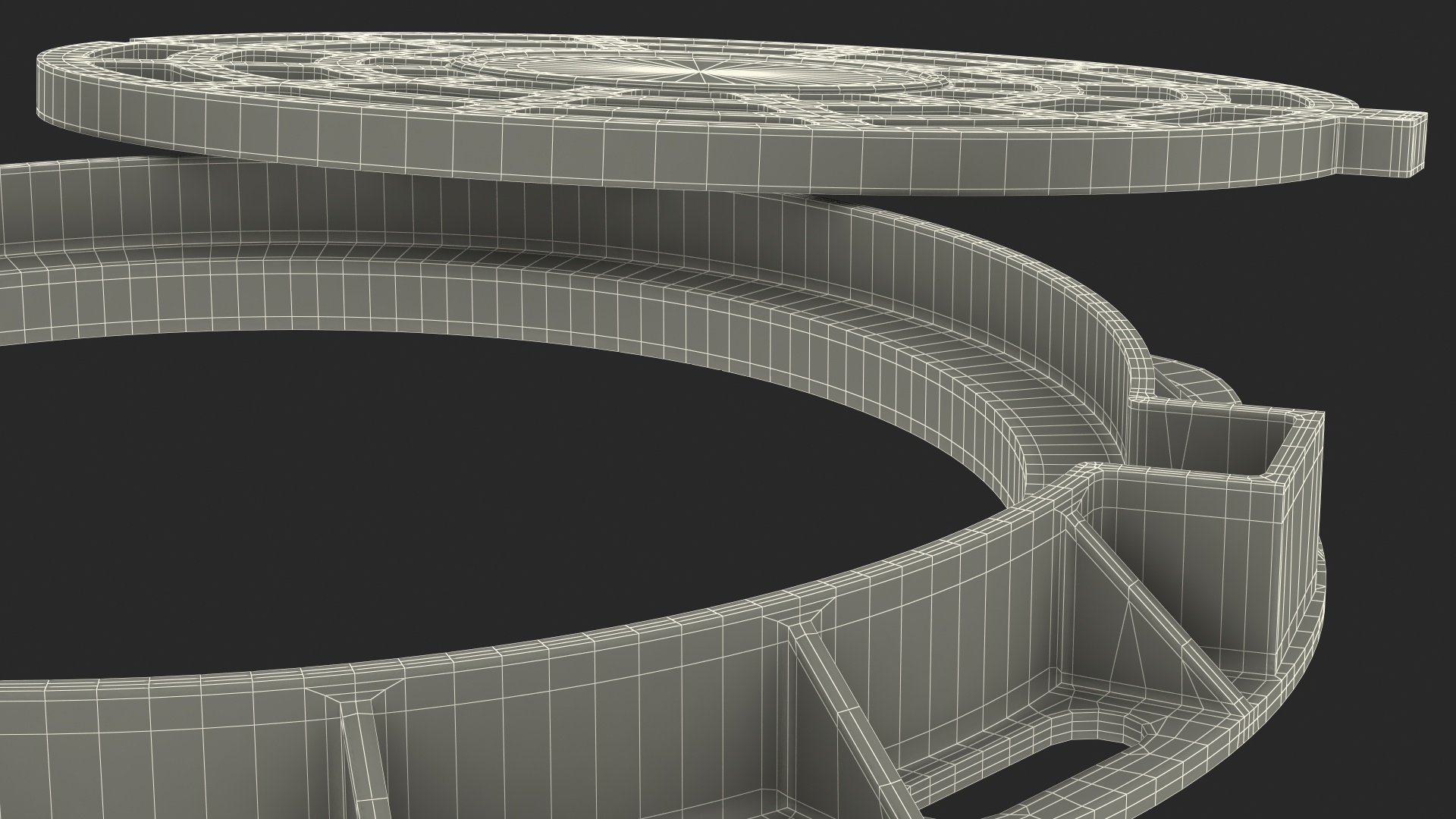 Old Metal Drain Lid 3D model