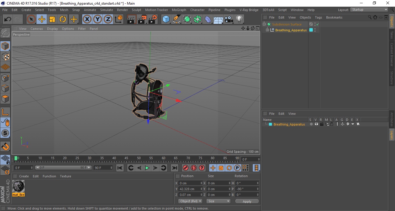 Breathing Apparatus 3D model
