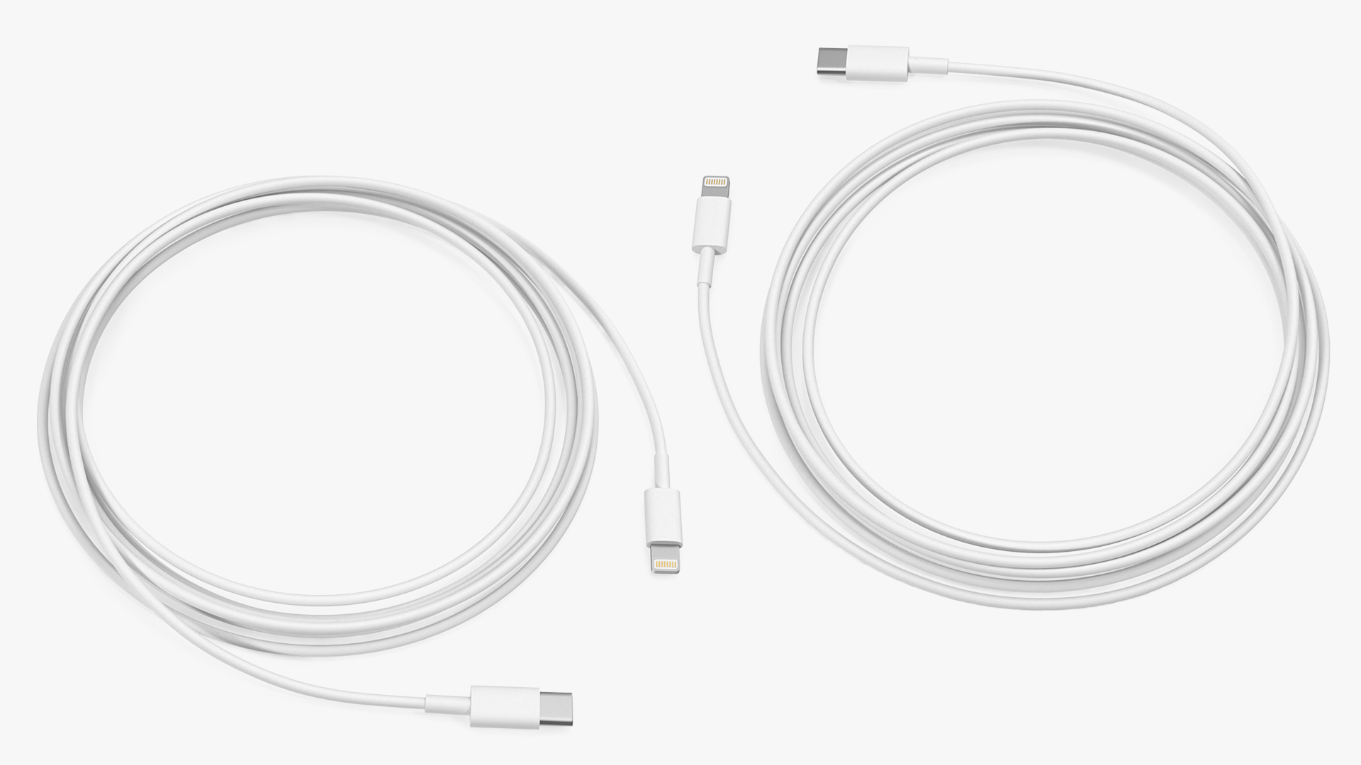 USB Type-C to Lightning Cable 3D model