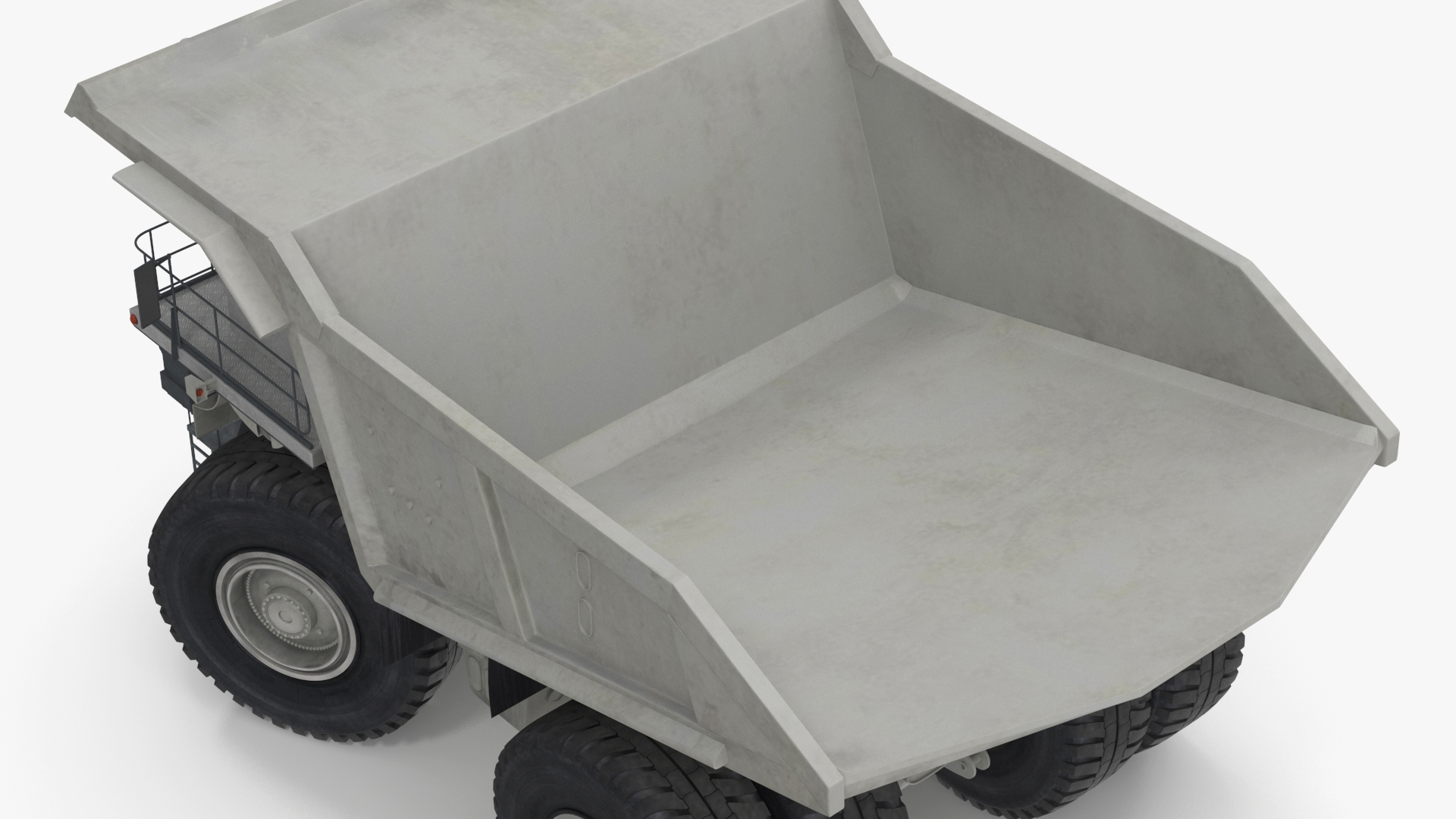 Heavy Duty Mining Dump Truck Rigged for Cinema 4D 3D model