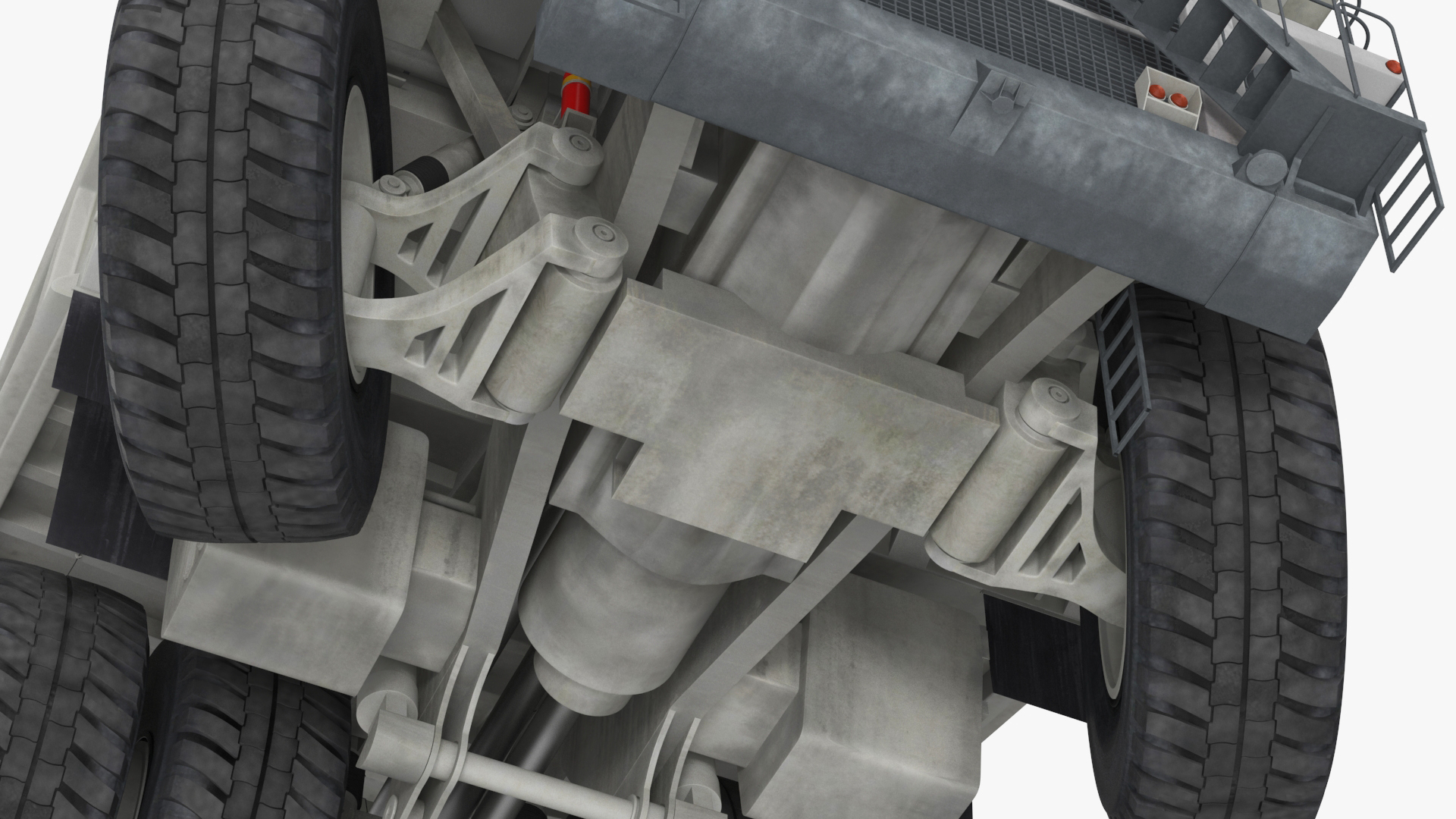 Heavy Duty Mining Dump Truck Rigged for Cinema 4D 3D model