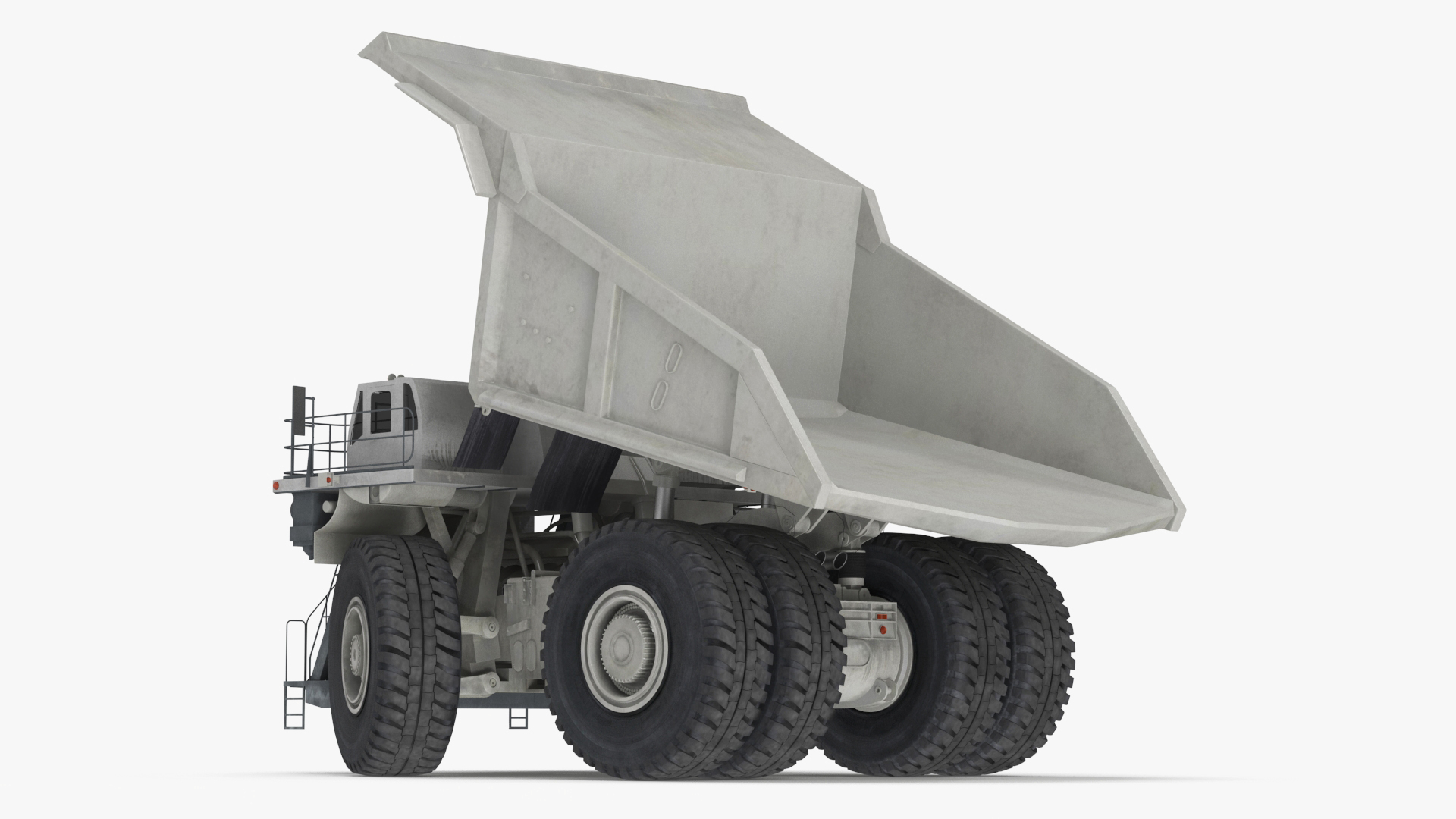 Heavy Duty Mining Dump Truck Rigged for Cinema 4D 3D model