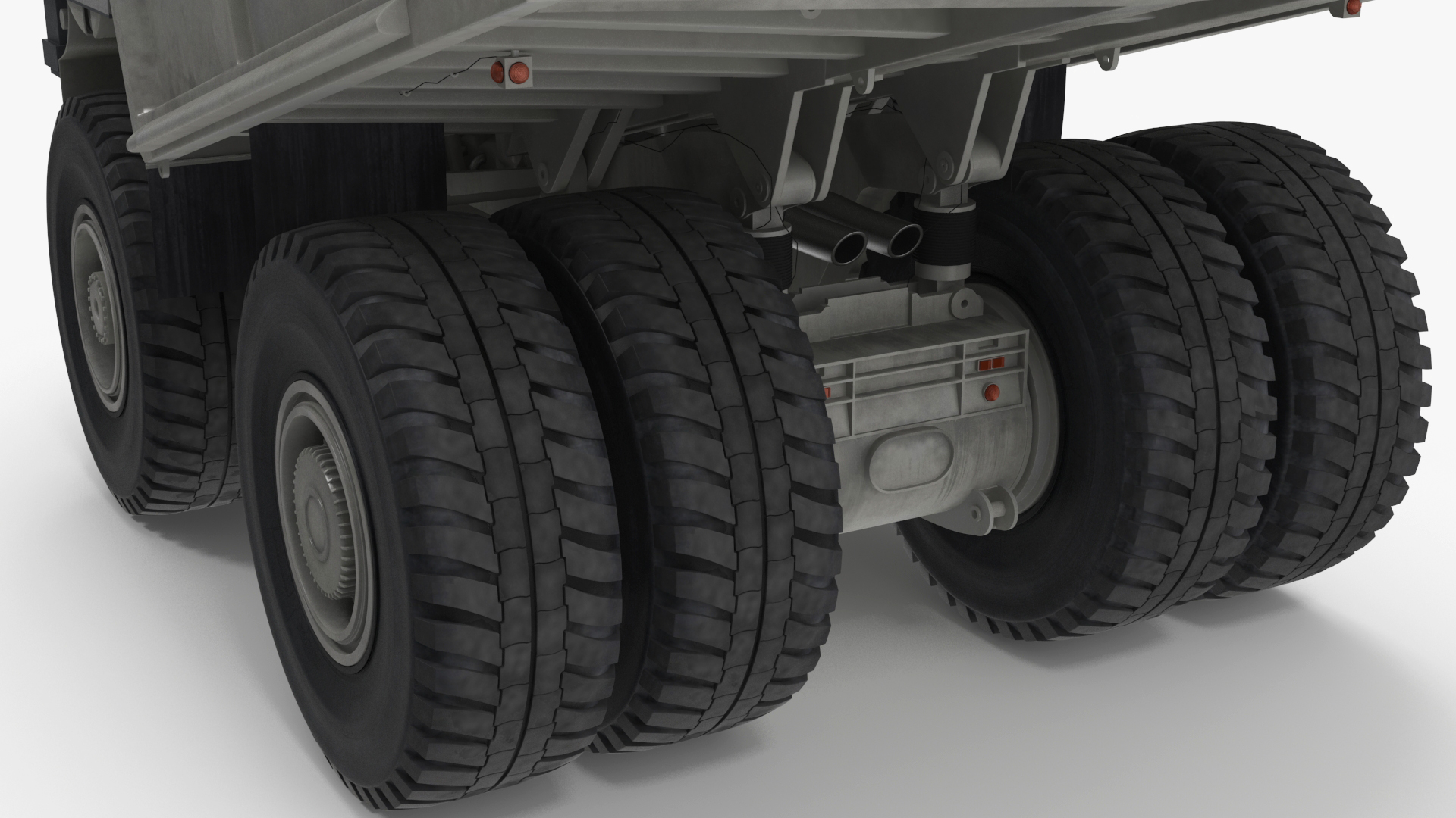 Heavy Duty Mining Dump Truck Rigged for Cinema 4D 3D model