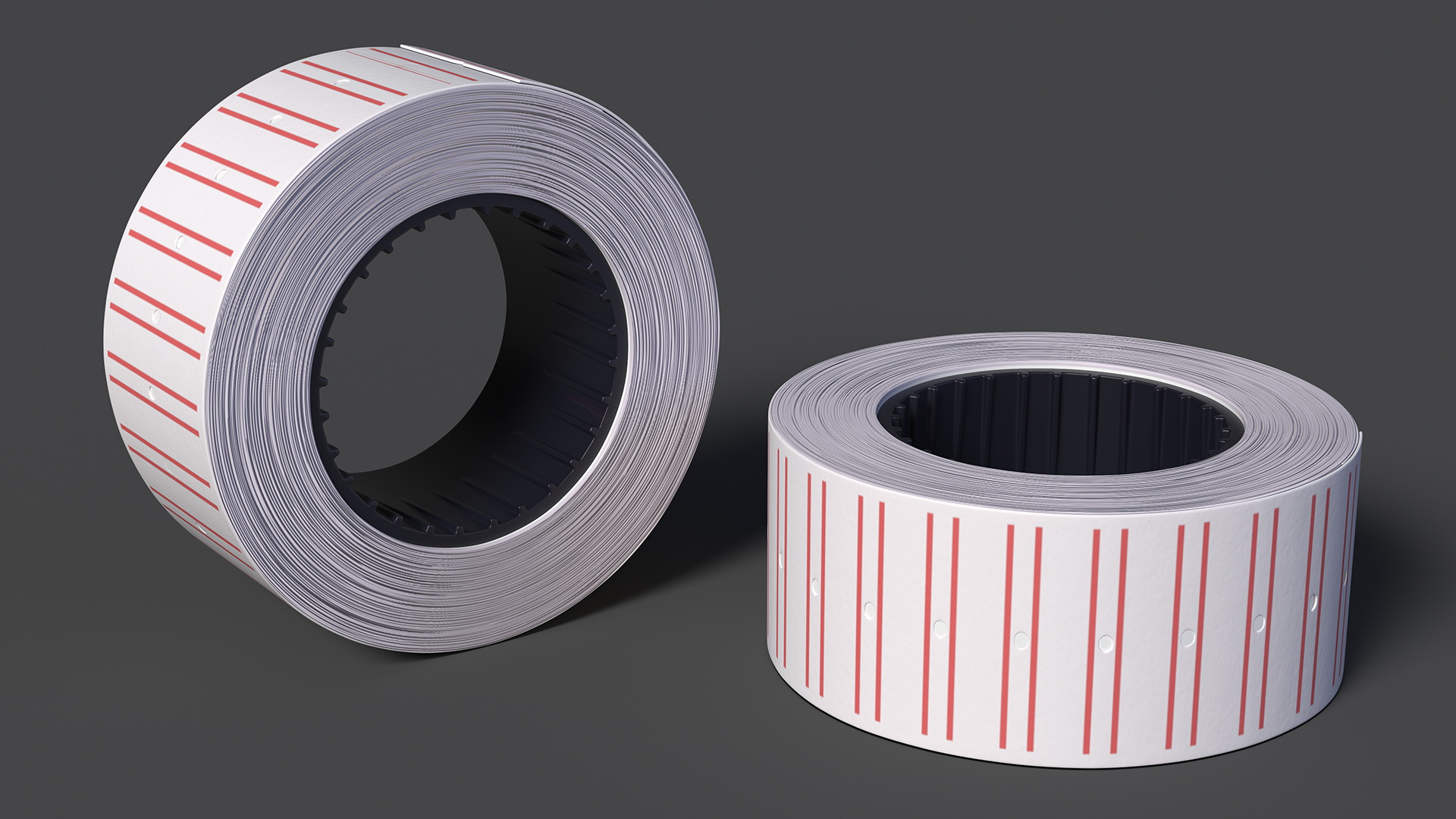 3D model Label Price Tag Roll