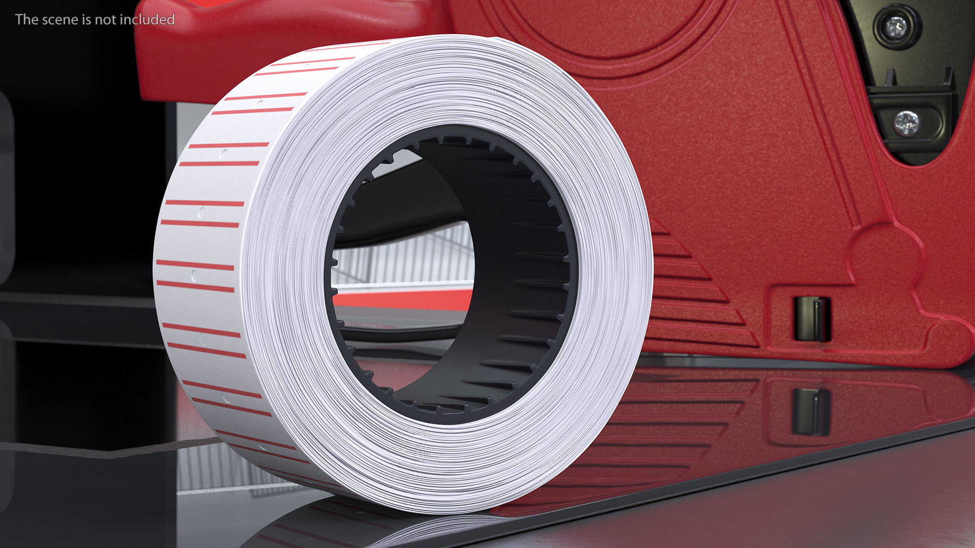 3D model Label Price Tag Roll