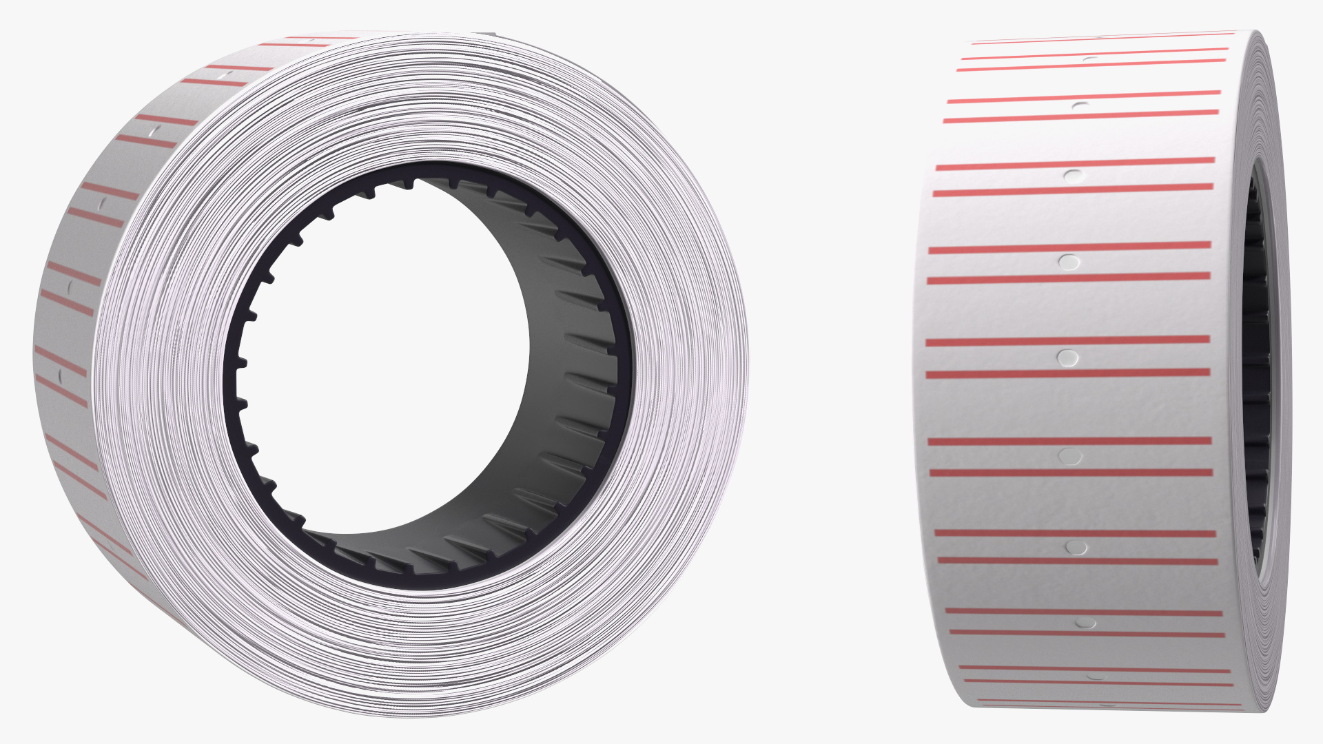 3D model Label Price Tag Roll