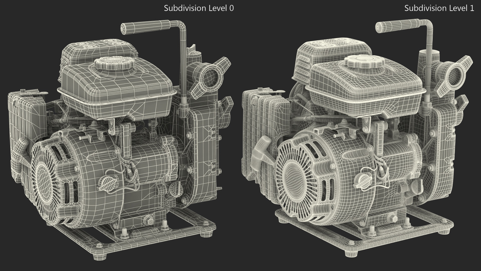 Garden Water Pump 3D