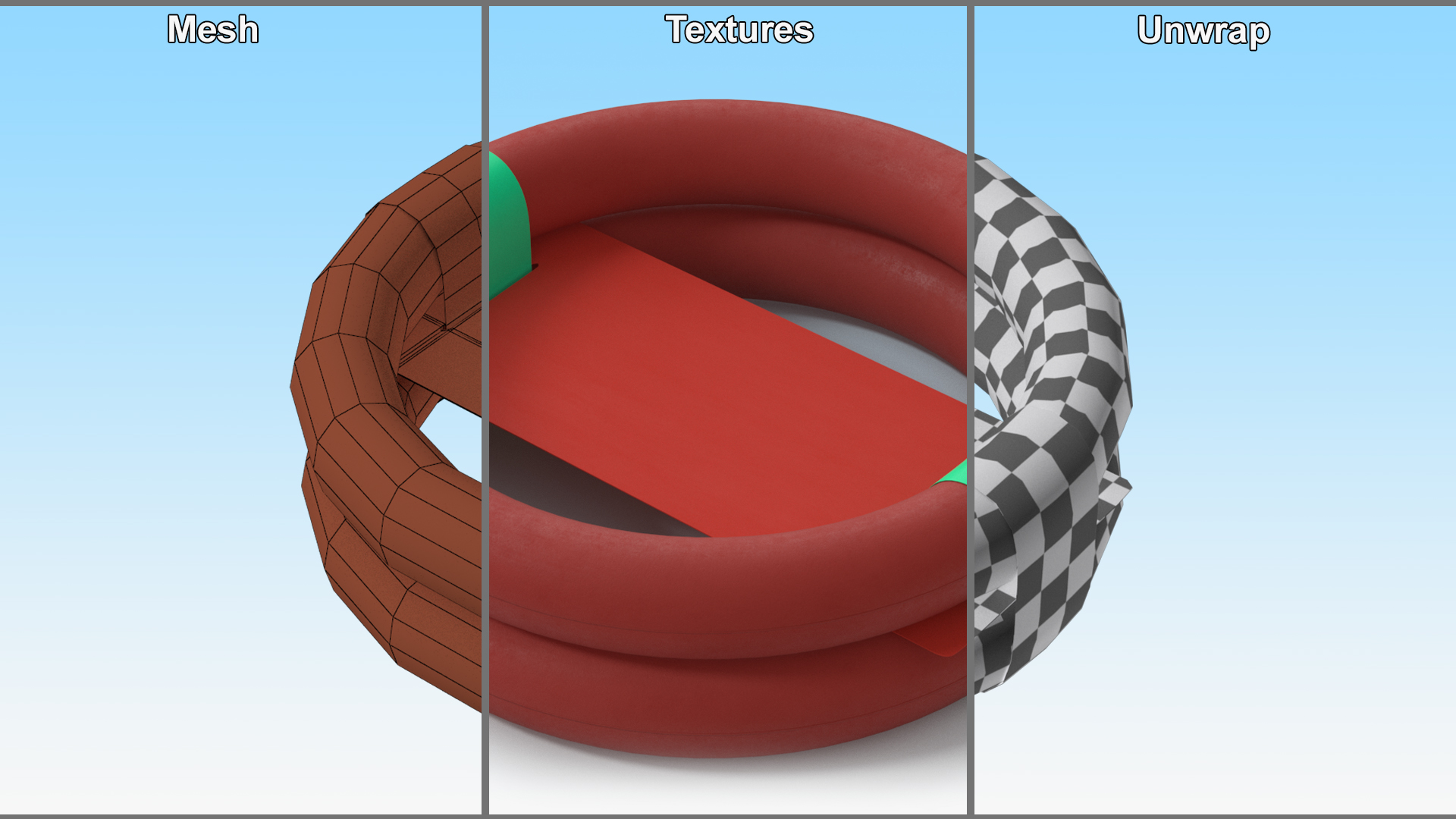 3D model Ring Dog Toy Package