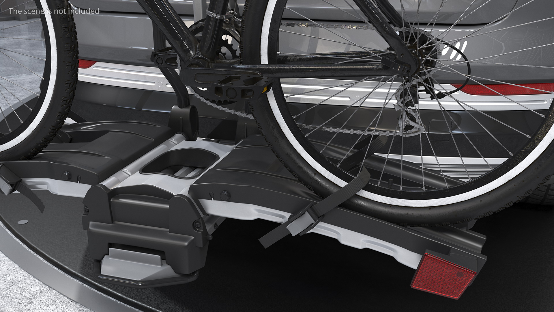 3D model Hitch Bike Racks with Mountain Bike