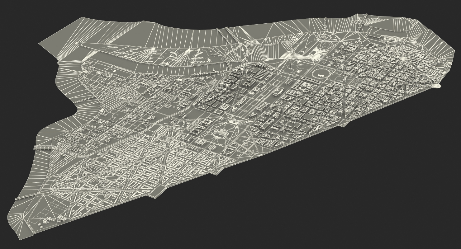 3D Washington DC City model