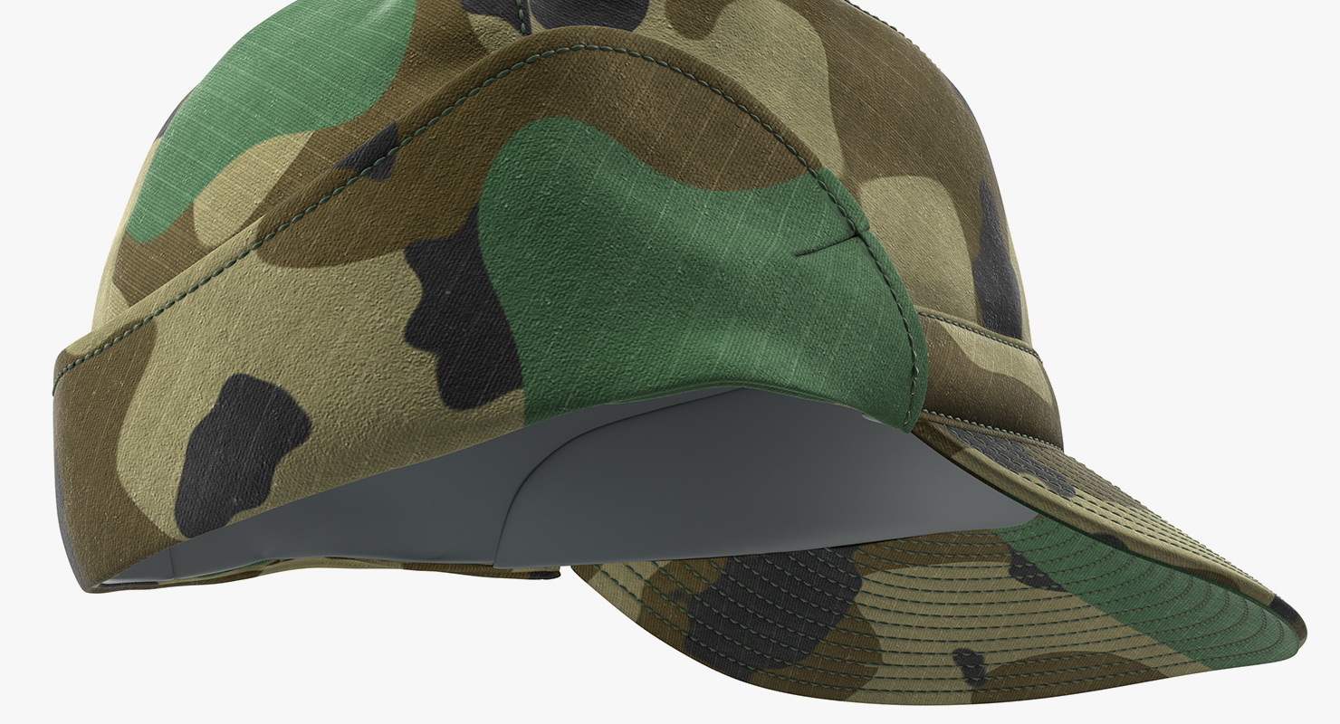 Field Hat Camo 3D model