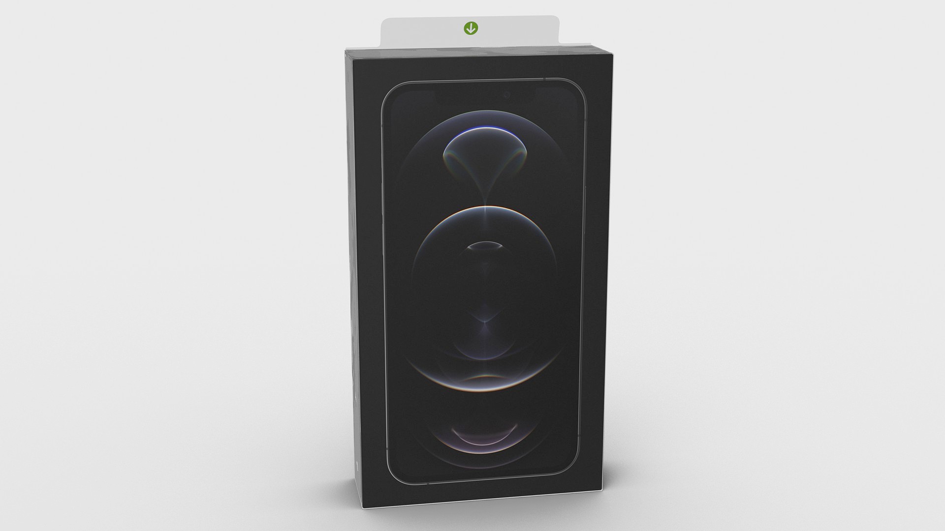 3D iPhone 12 Pro Box Graphite