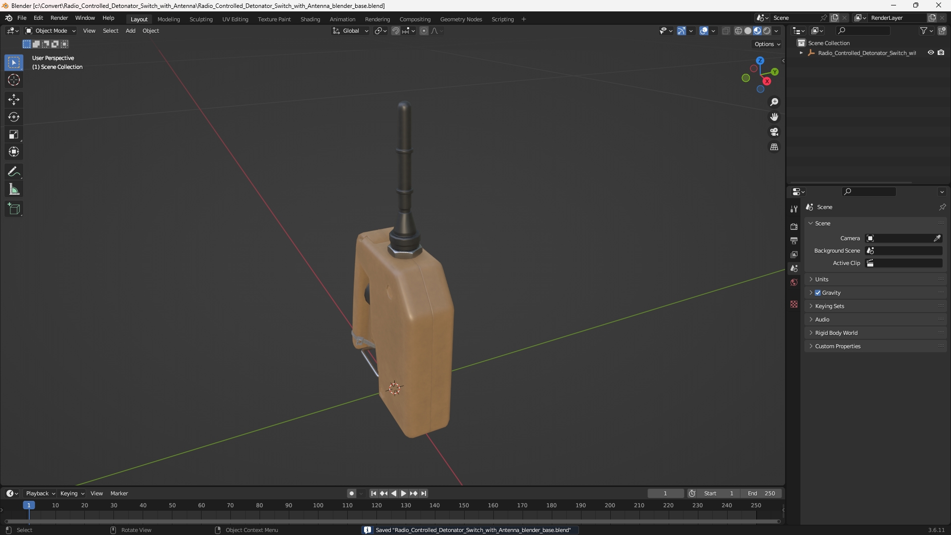 Radio Controlled Detonator Switch with Antenna - view 10