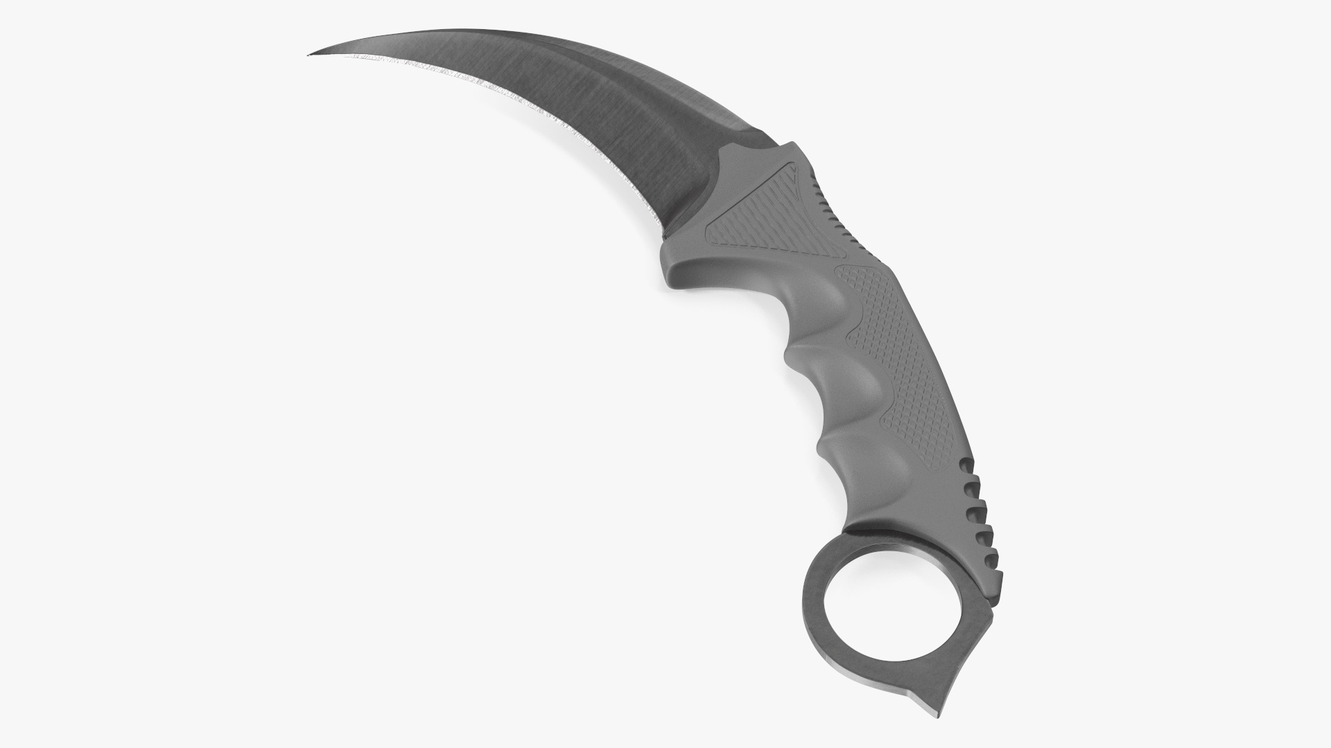 3D model Karambit Claw Knife Black