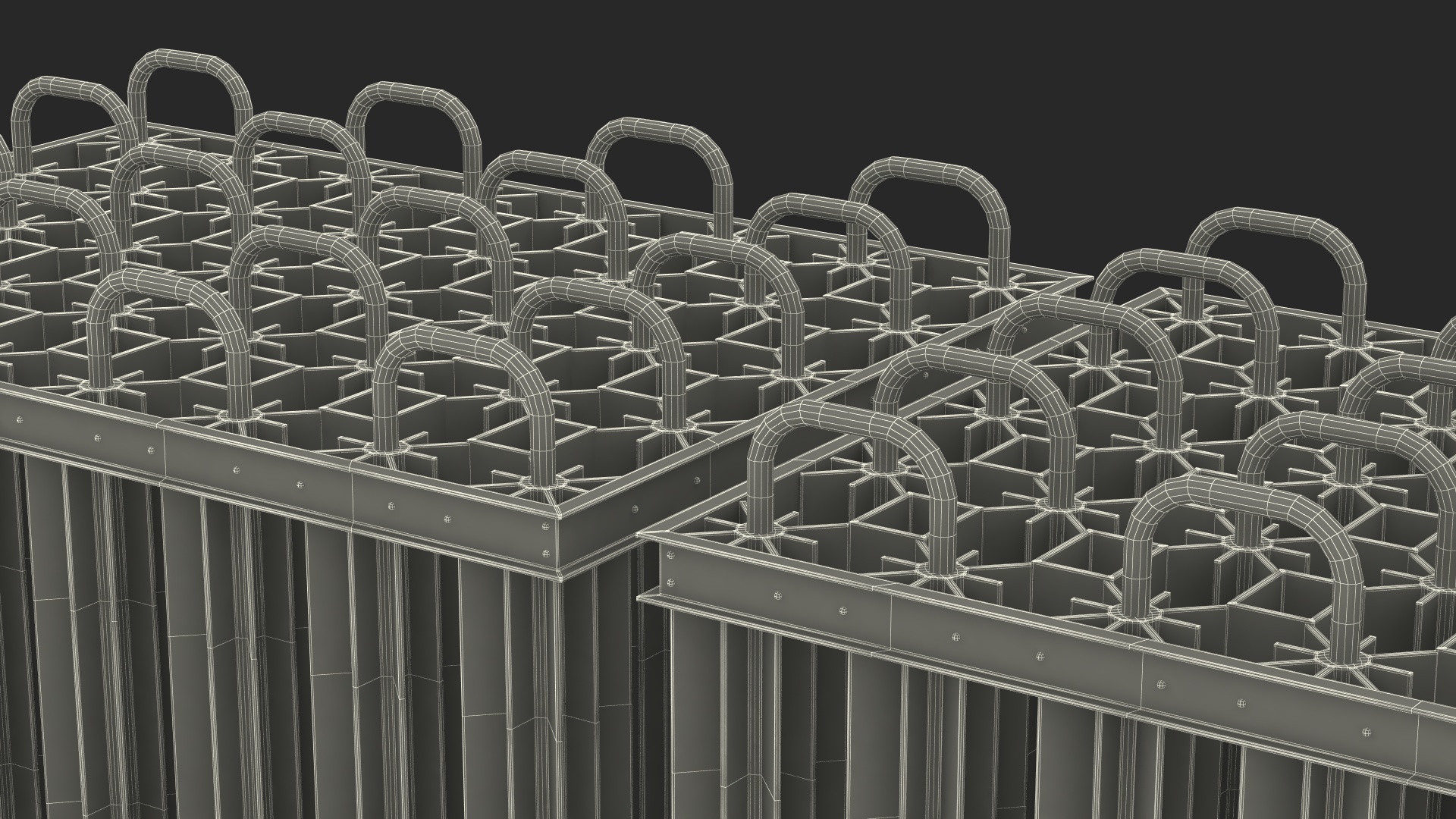 3D LNG Gas Filling Station model