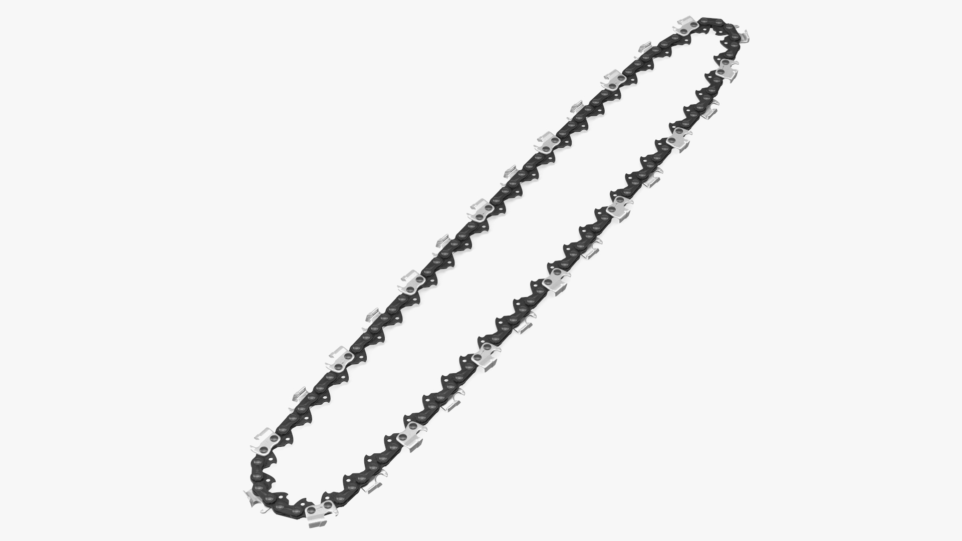 3D Chainsaw Black Chain Tension model