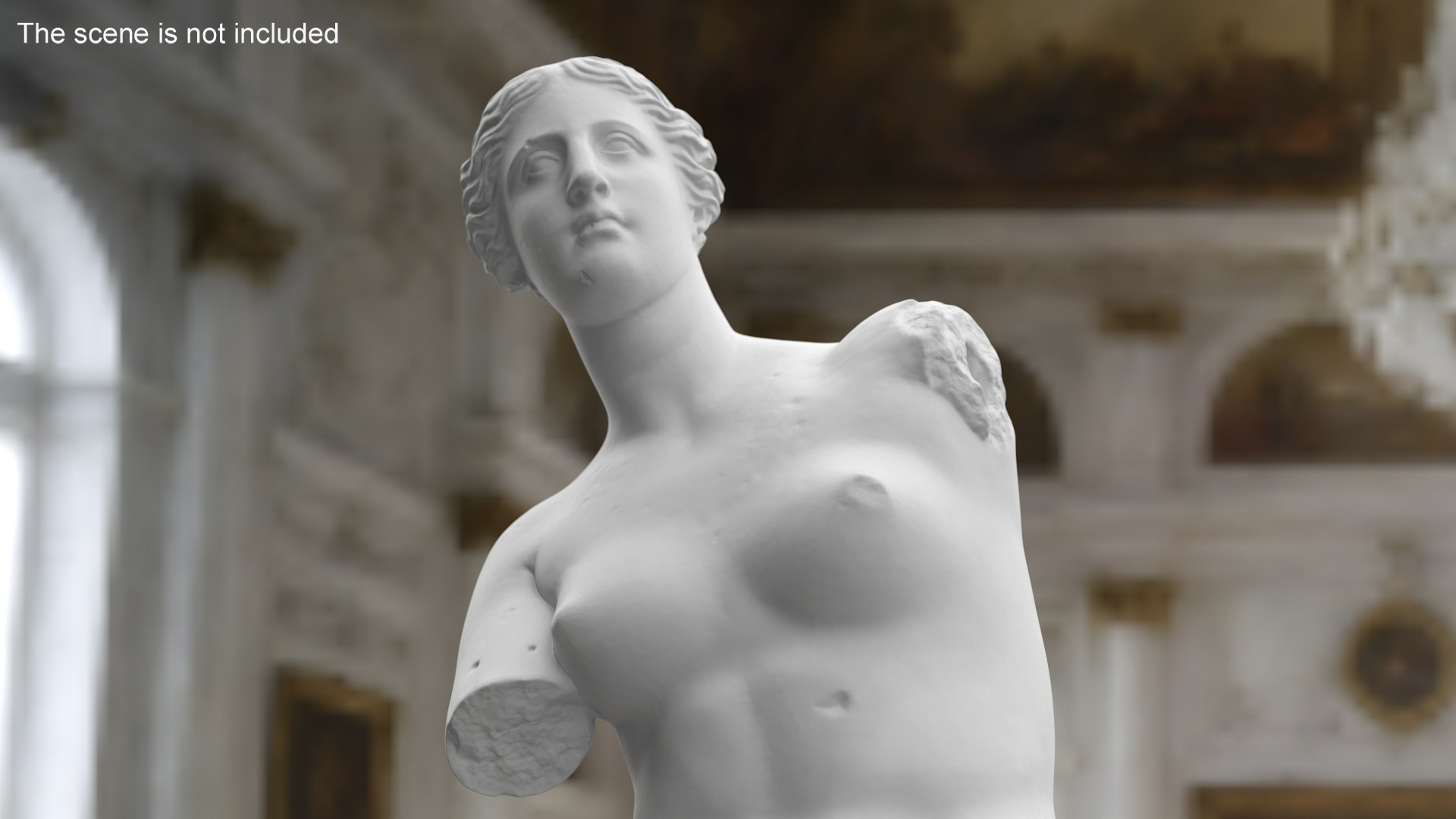 3D Statue of Venus de Milo Plaster