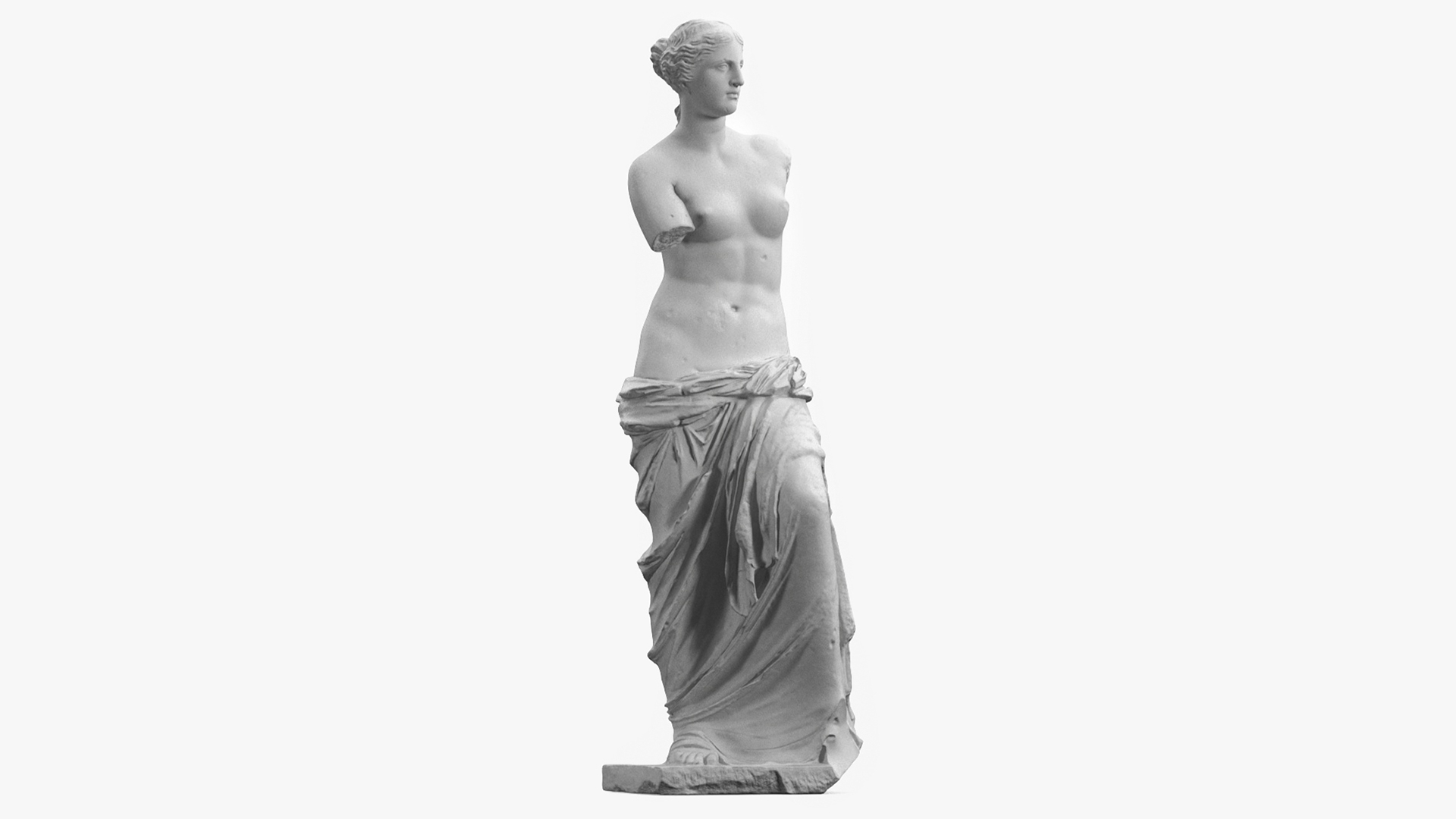 3D Statue of Venus de Milo Plaster