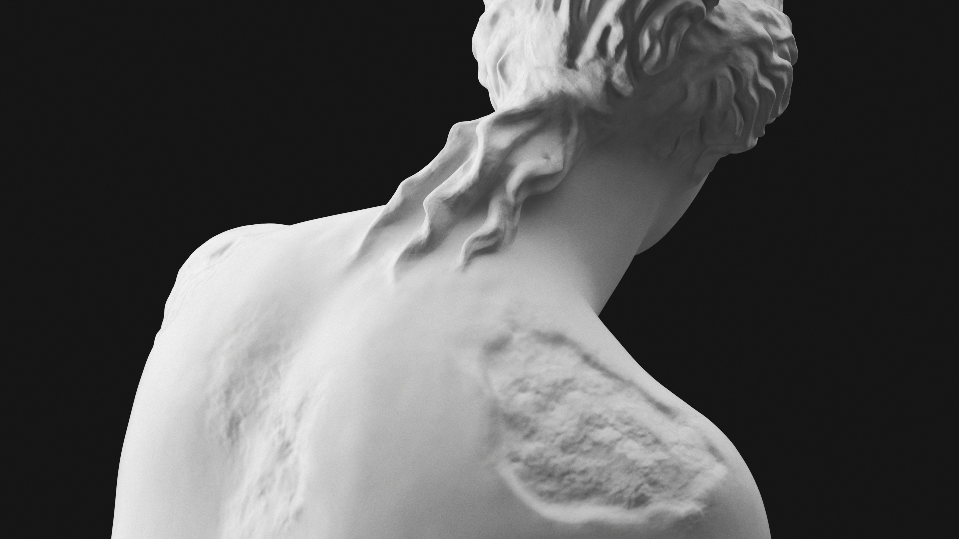3D Statue of Venus de Milo Plaster