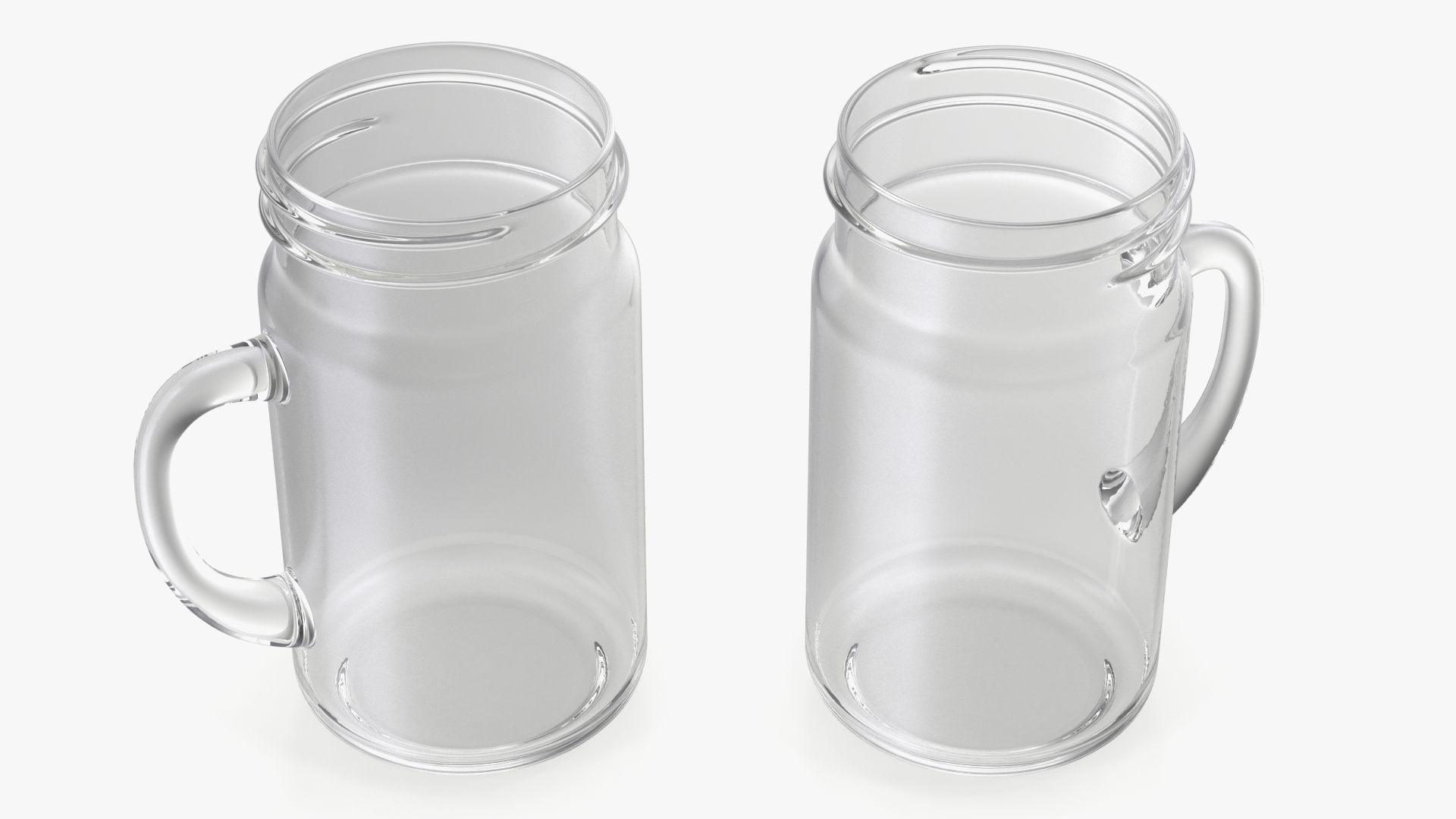 3D Mason Jar With Handle