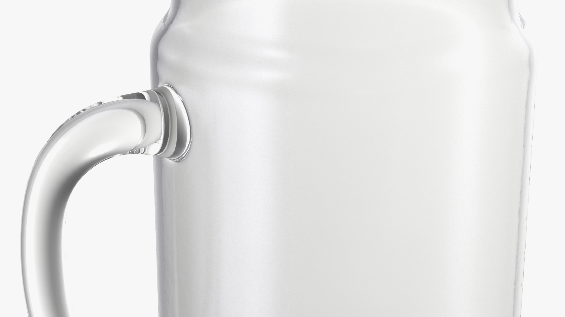 3D Mason Jar With Handle