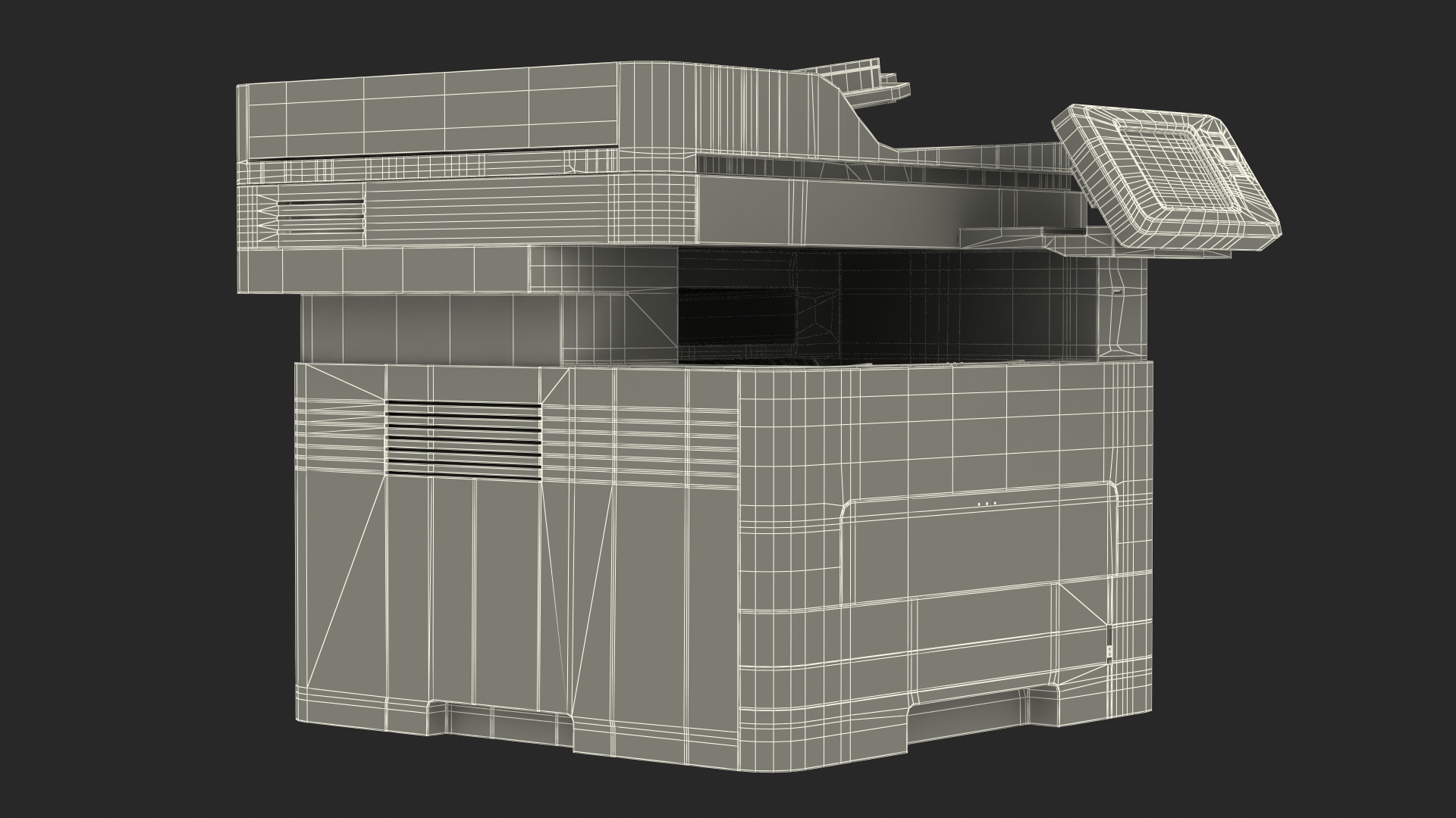 Multifunction Laser Printer Power OFF 3D