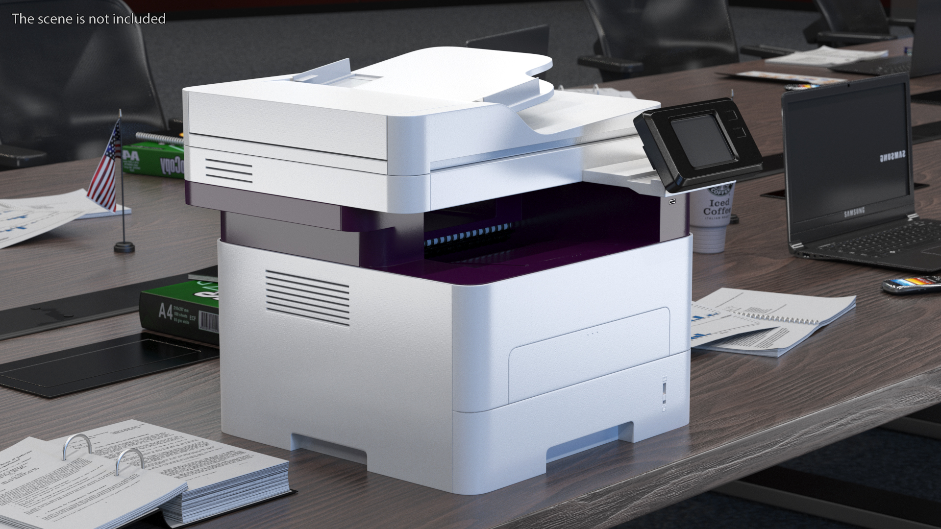 Multifunction Laser Printer Power OFF 3D