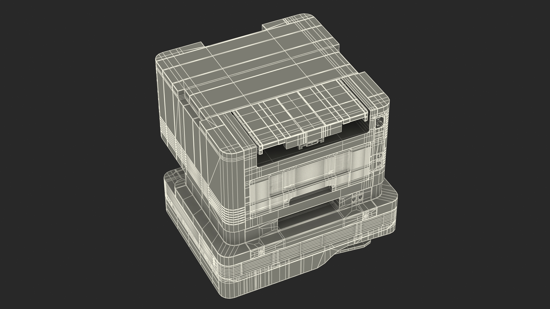 Multifunction Laser Printer Power OFF 3D