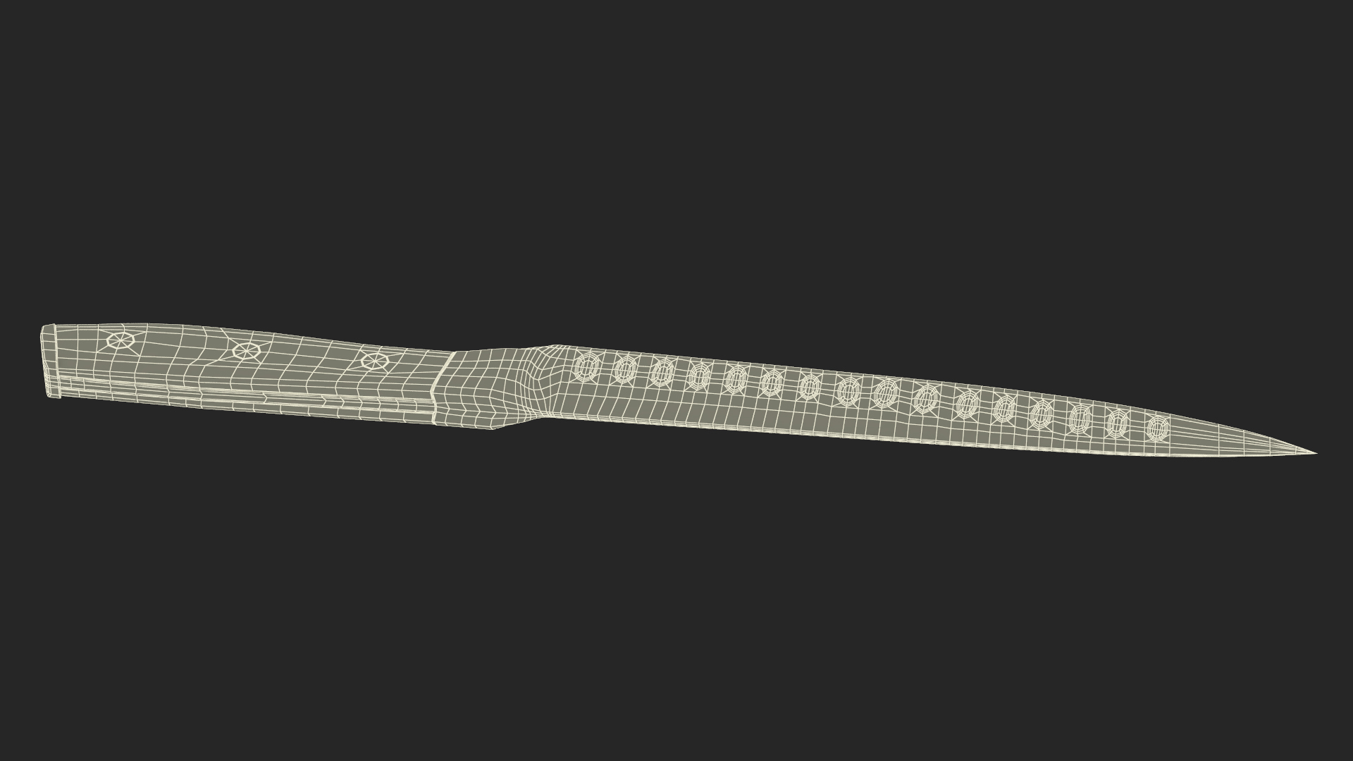 3D Carving Knife model