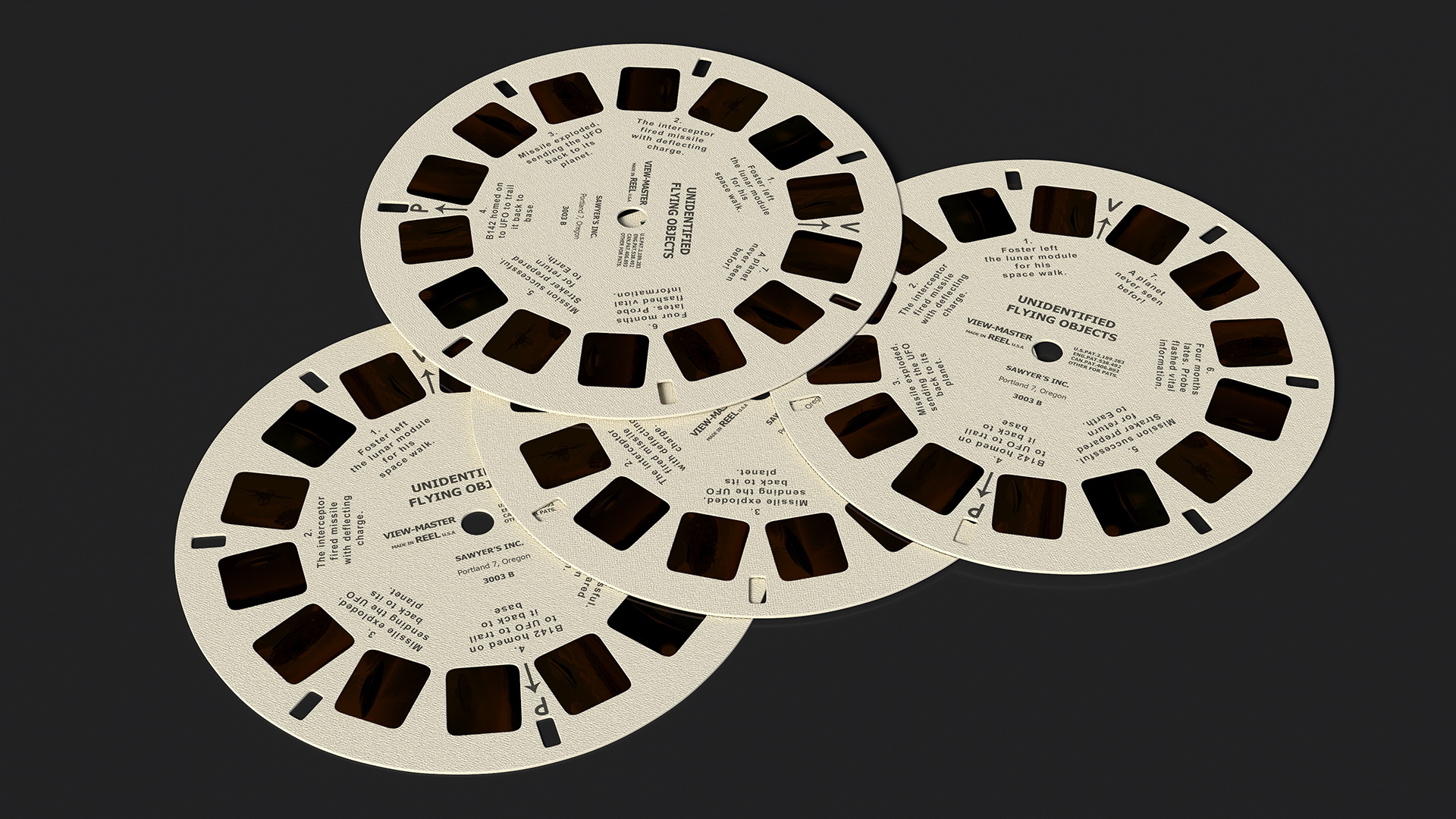 Vintage View-Master Reel 3D model