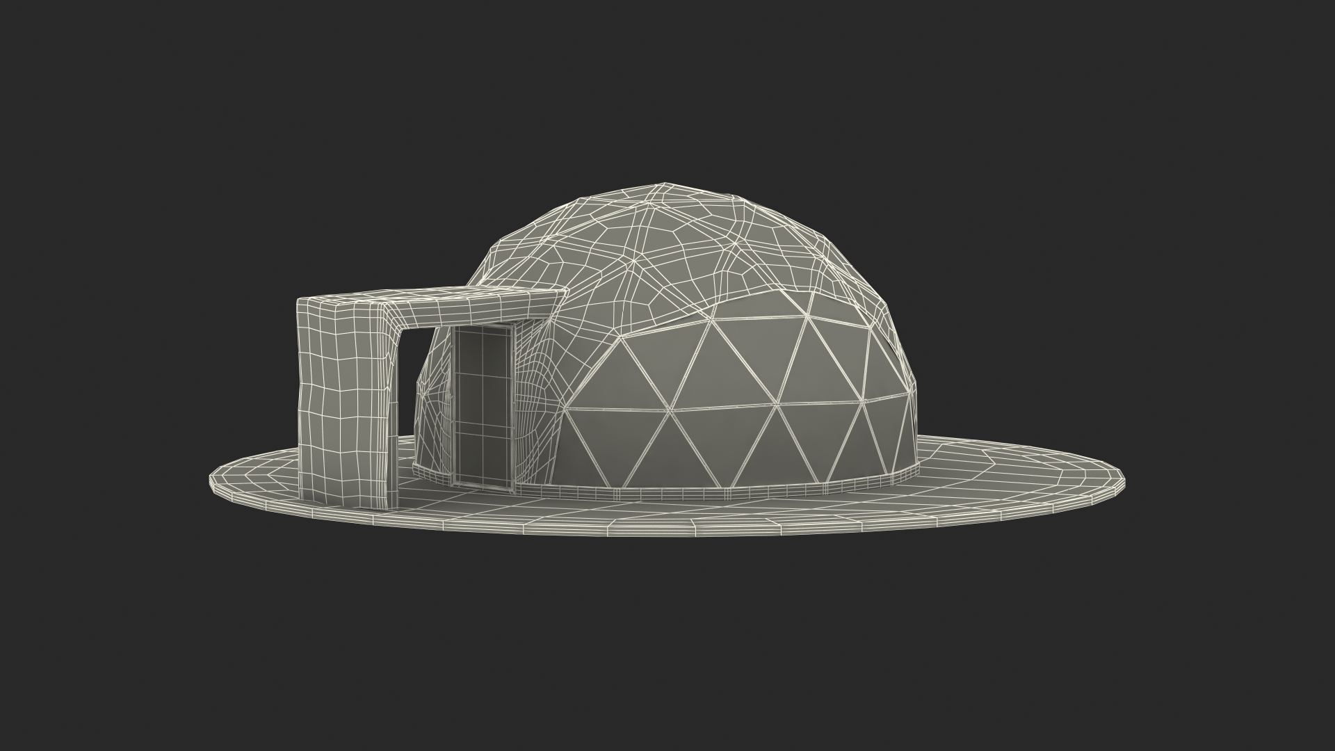 3D Eco Living Domes