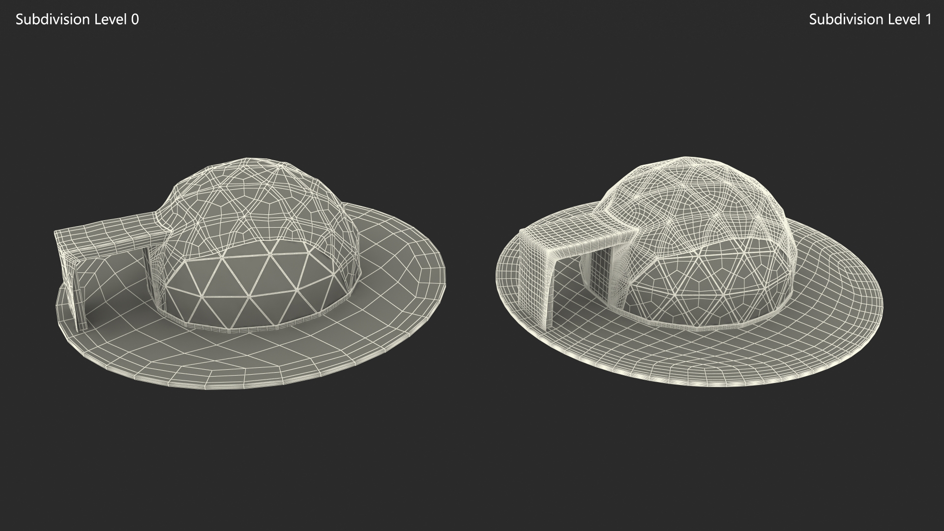3D Eco Living Domes