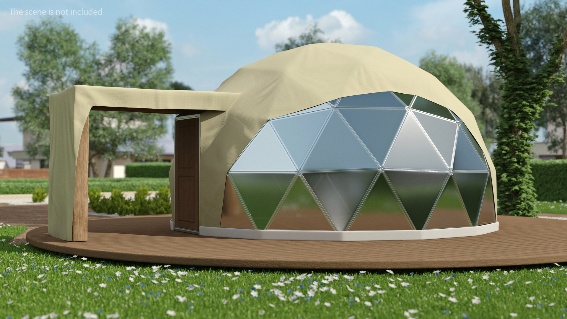 3D Eco Living Domes