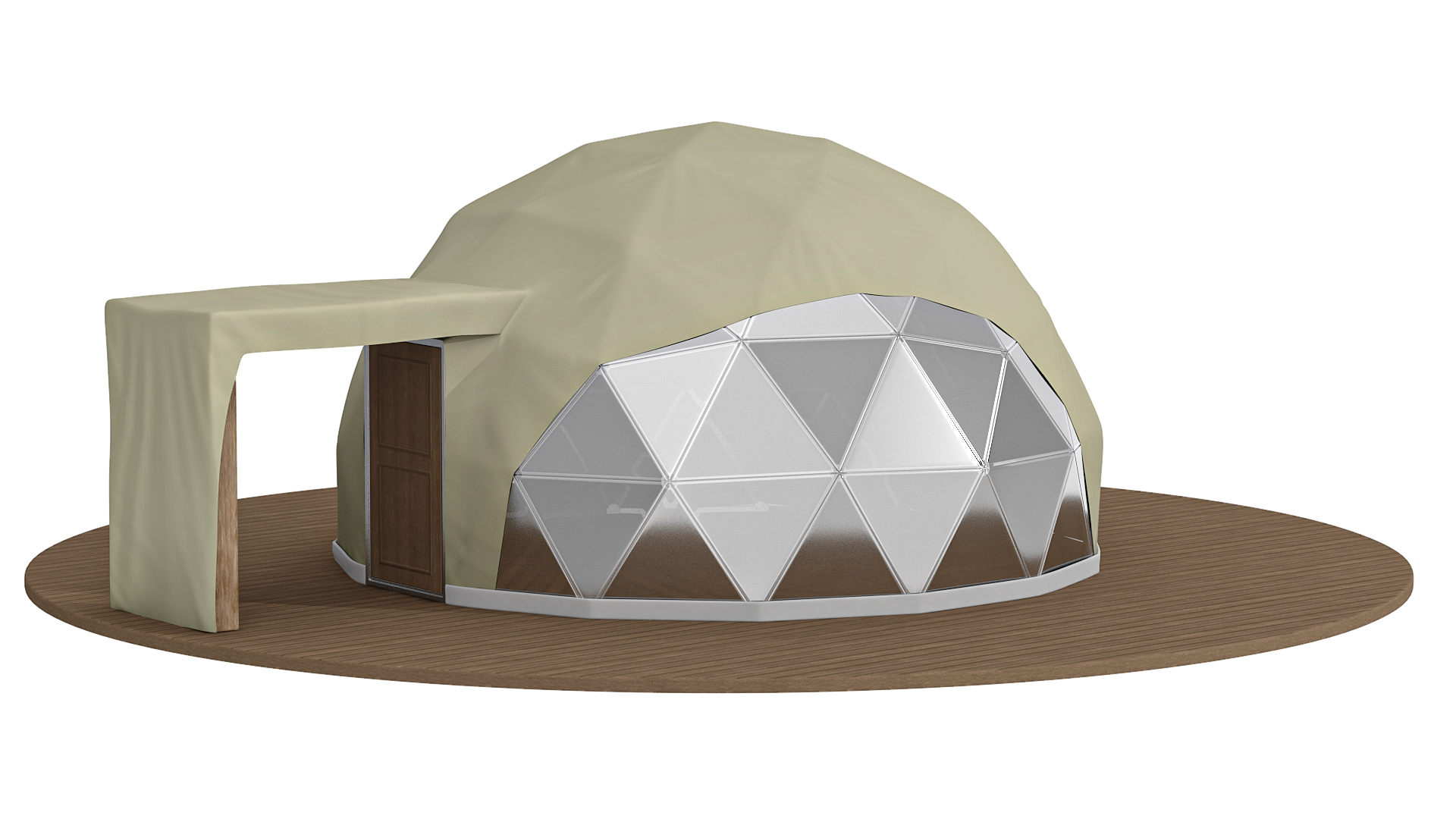 3D Eco Living Domes