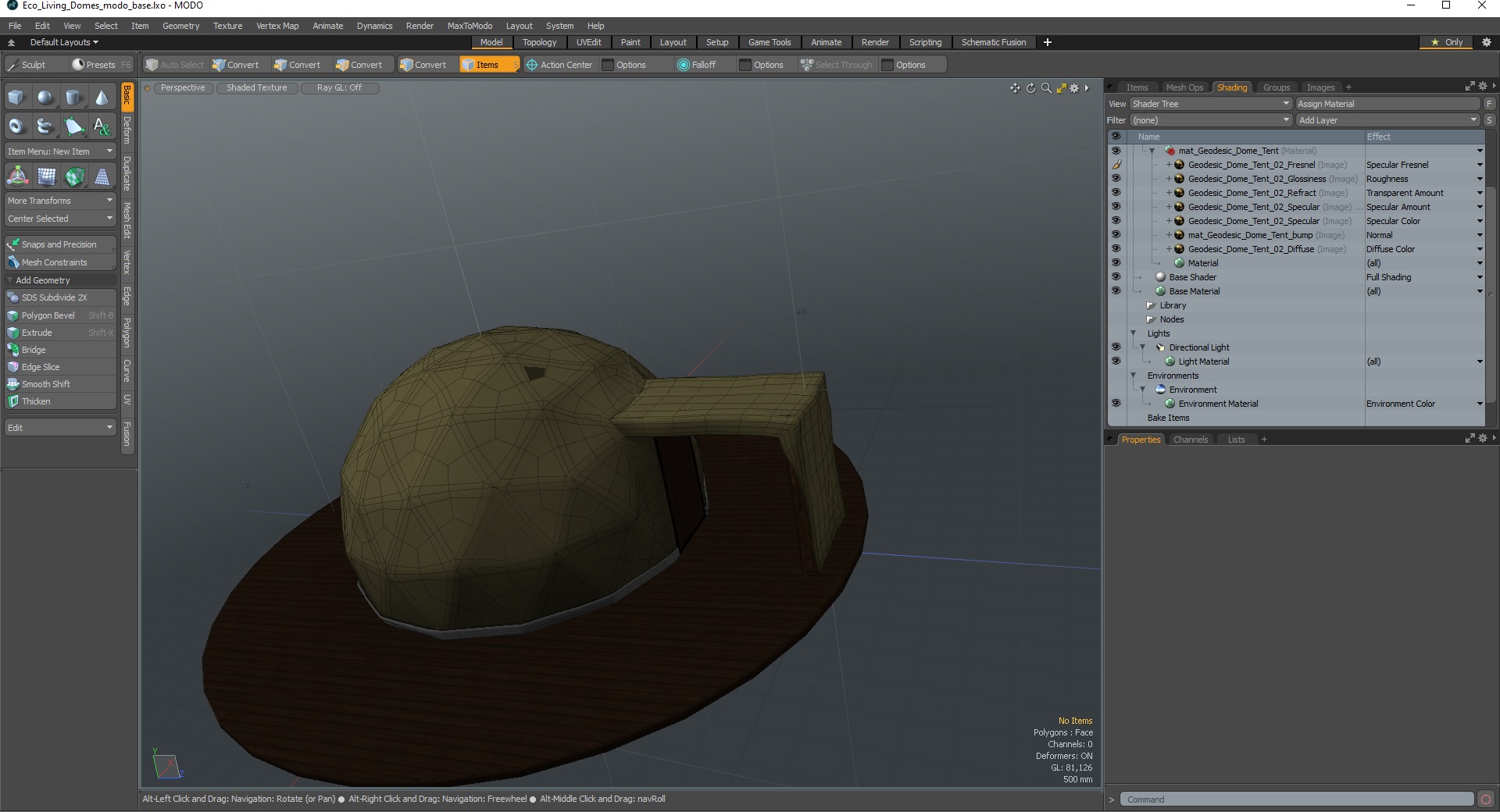 3D Eco Living Domes