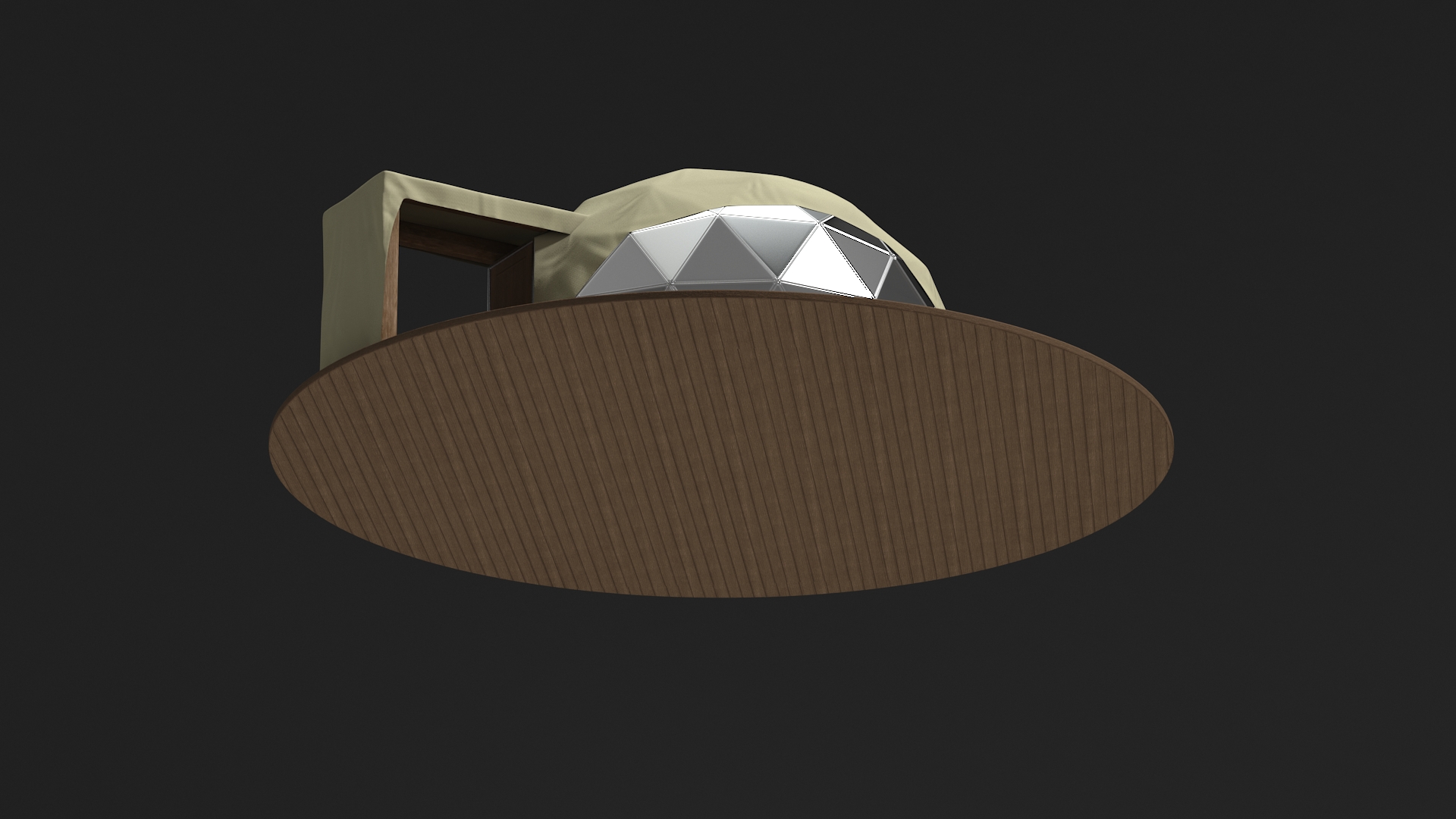 3D Eco Living Domes