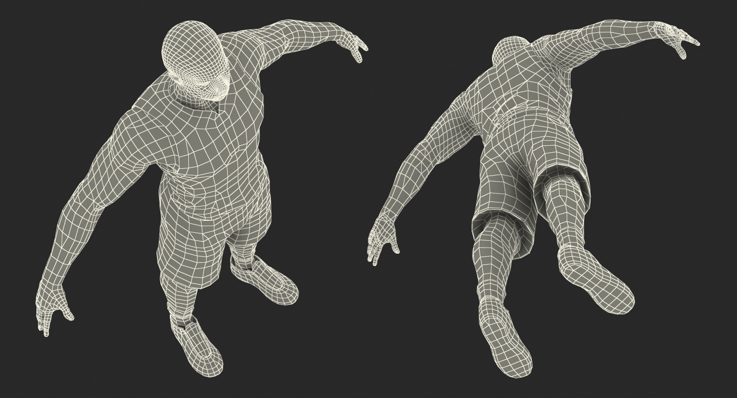 Basketball Player Rigged 3D model