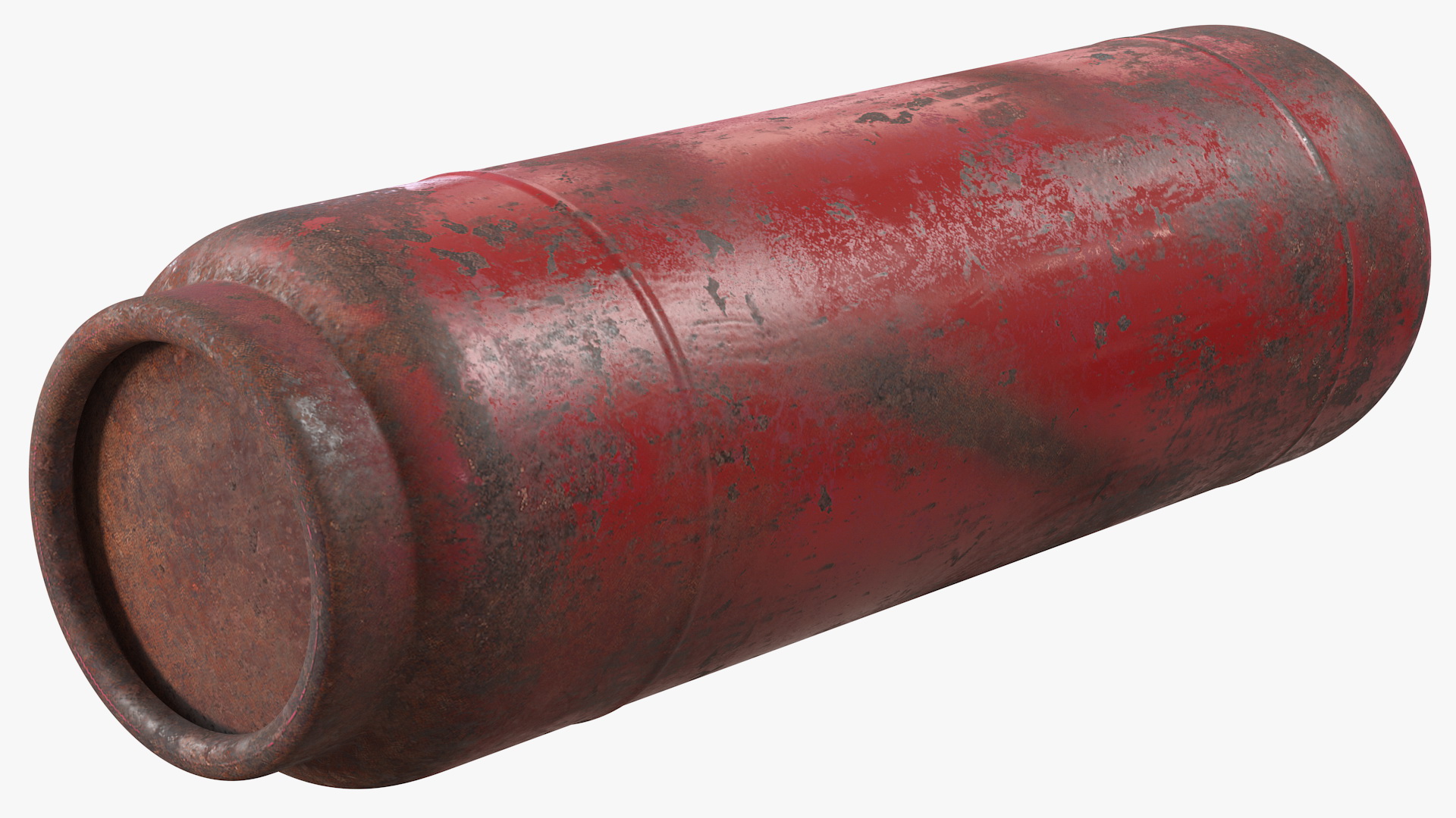 3D Acetylene Gas Cylinder Old