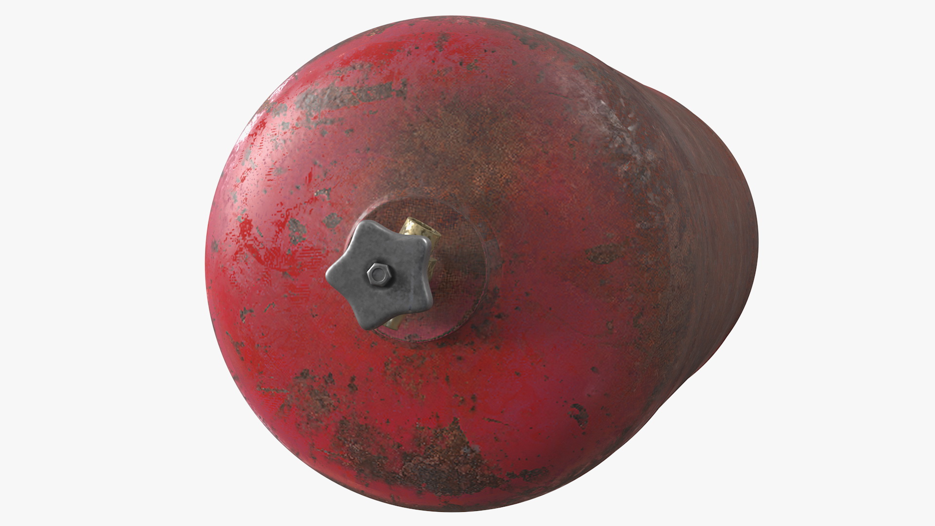 3D Acetylene Gas Cylinder Old