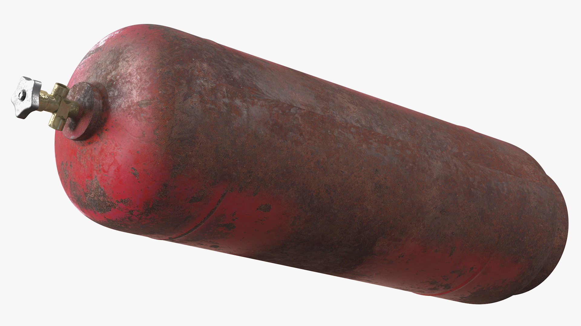 3D Acetylene Gas Cylinder Old