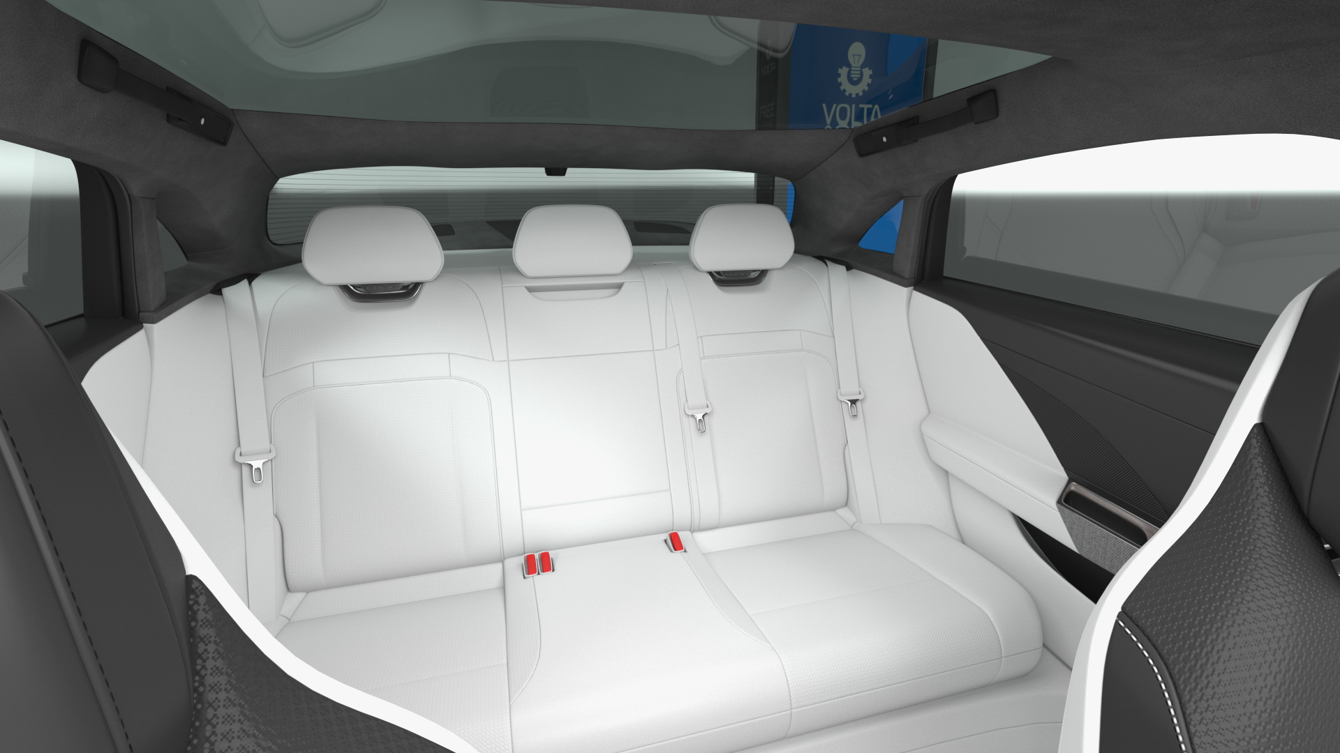 3D model Electric Car Charging Station and Lucid Air 2021 Rigged