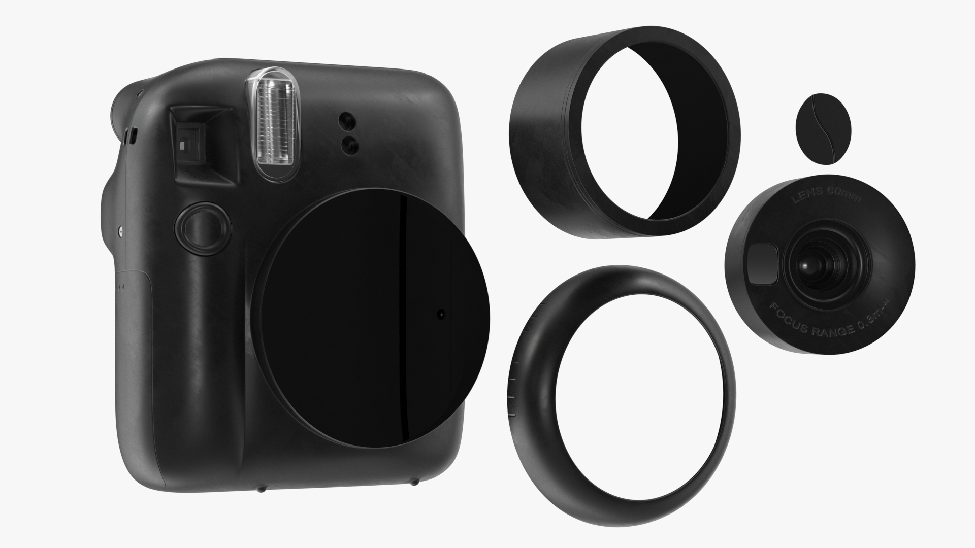 Modern Instant Print Camera 3D