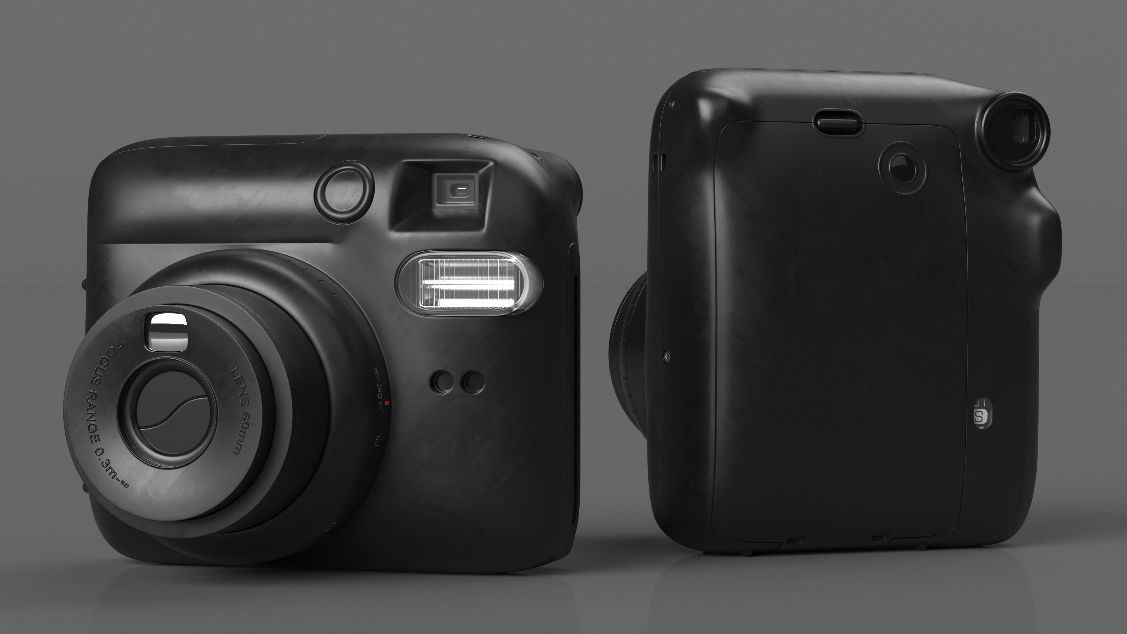 Modern Instant Print Camera 3D