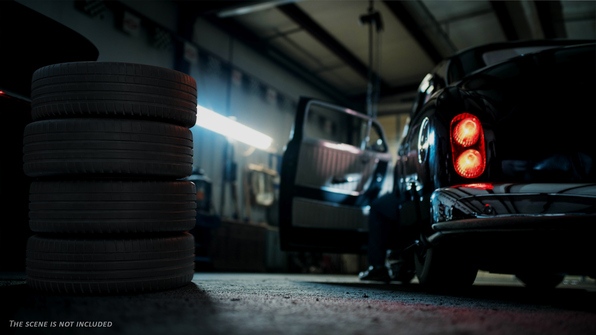 Sport Car Tire 3D model