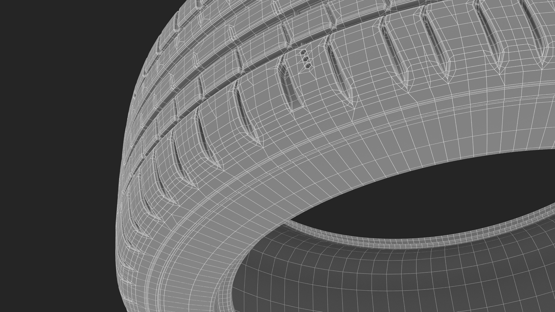 Sport Car Tire 3D model