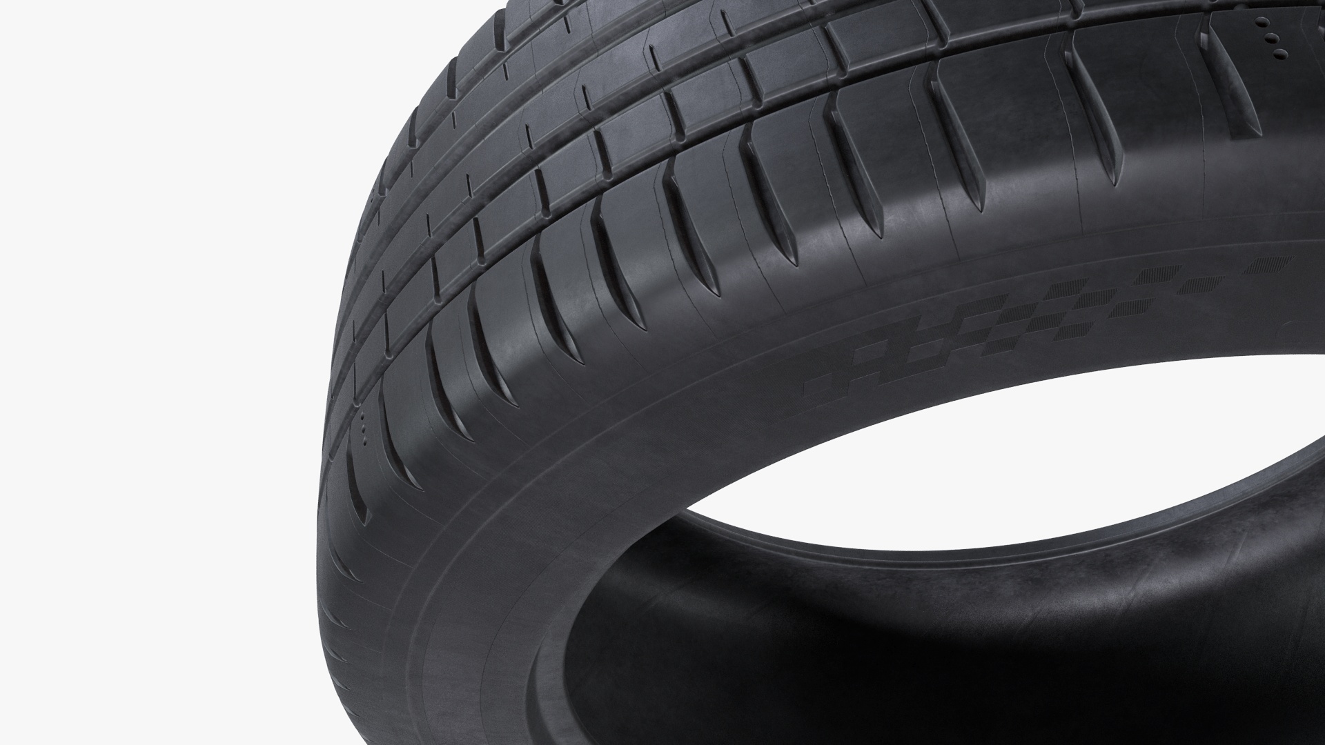 Sport Car Tire 3D model
