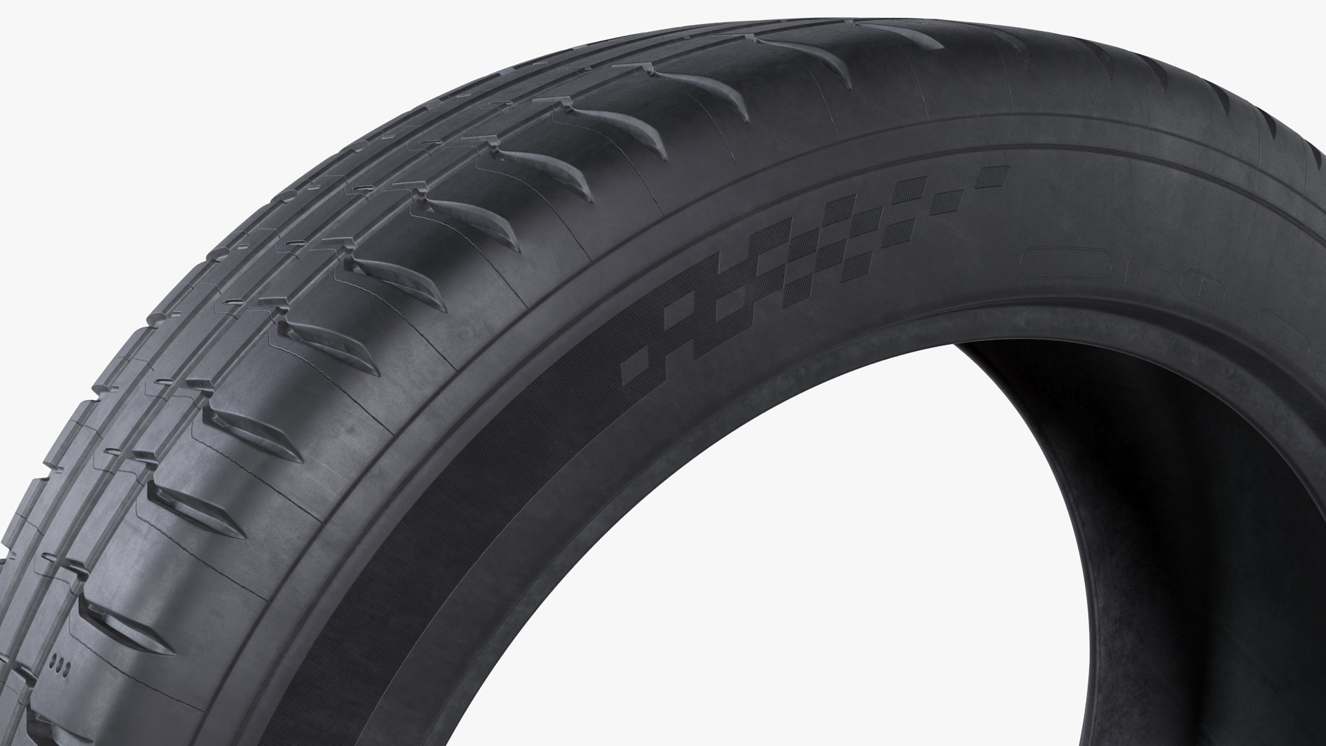Sport Car Tire 3D model