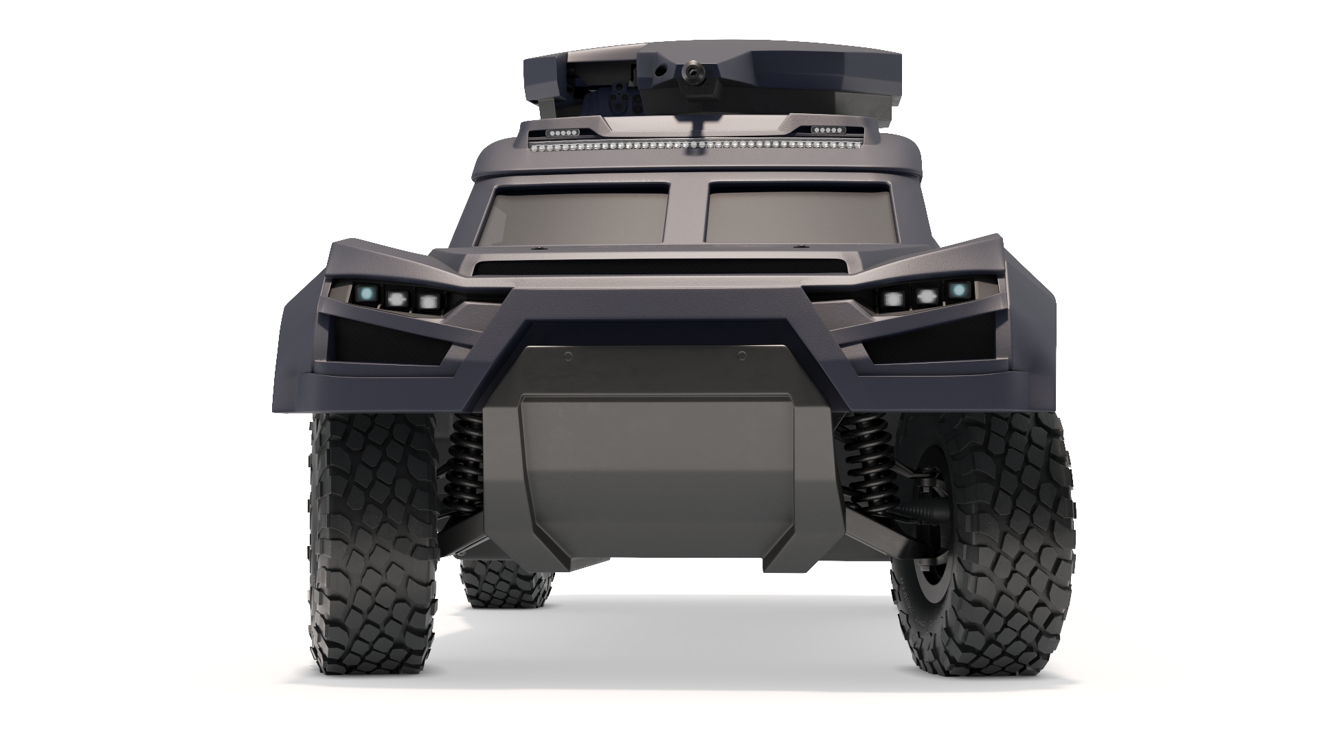 3D model Armored Tactical Ground Interceptor Vehicle Rigged
