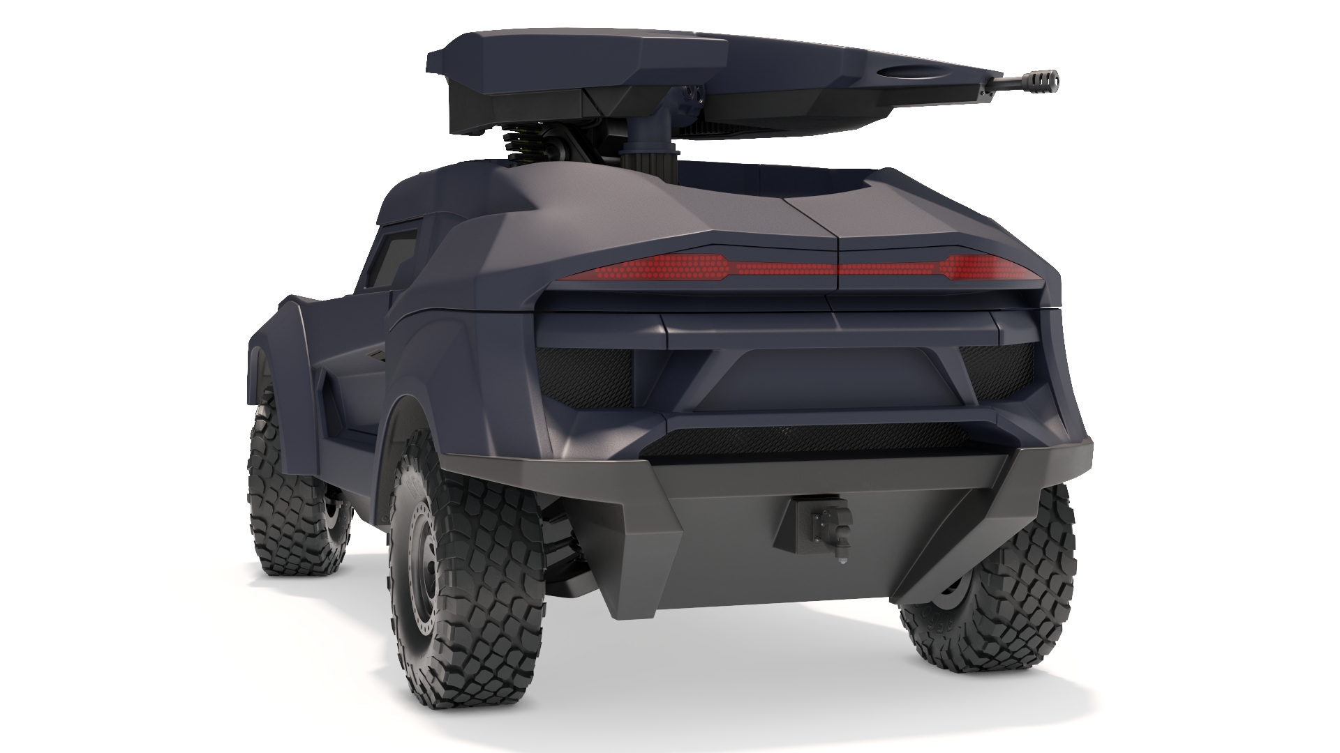 3D model Armored Tactical Ground Interceptor Vehicle Rigged