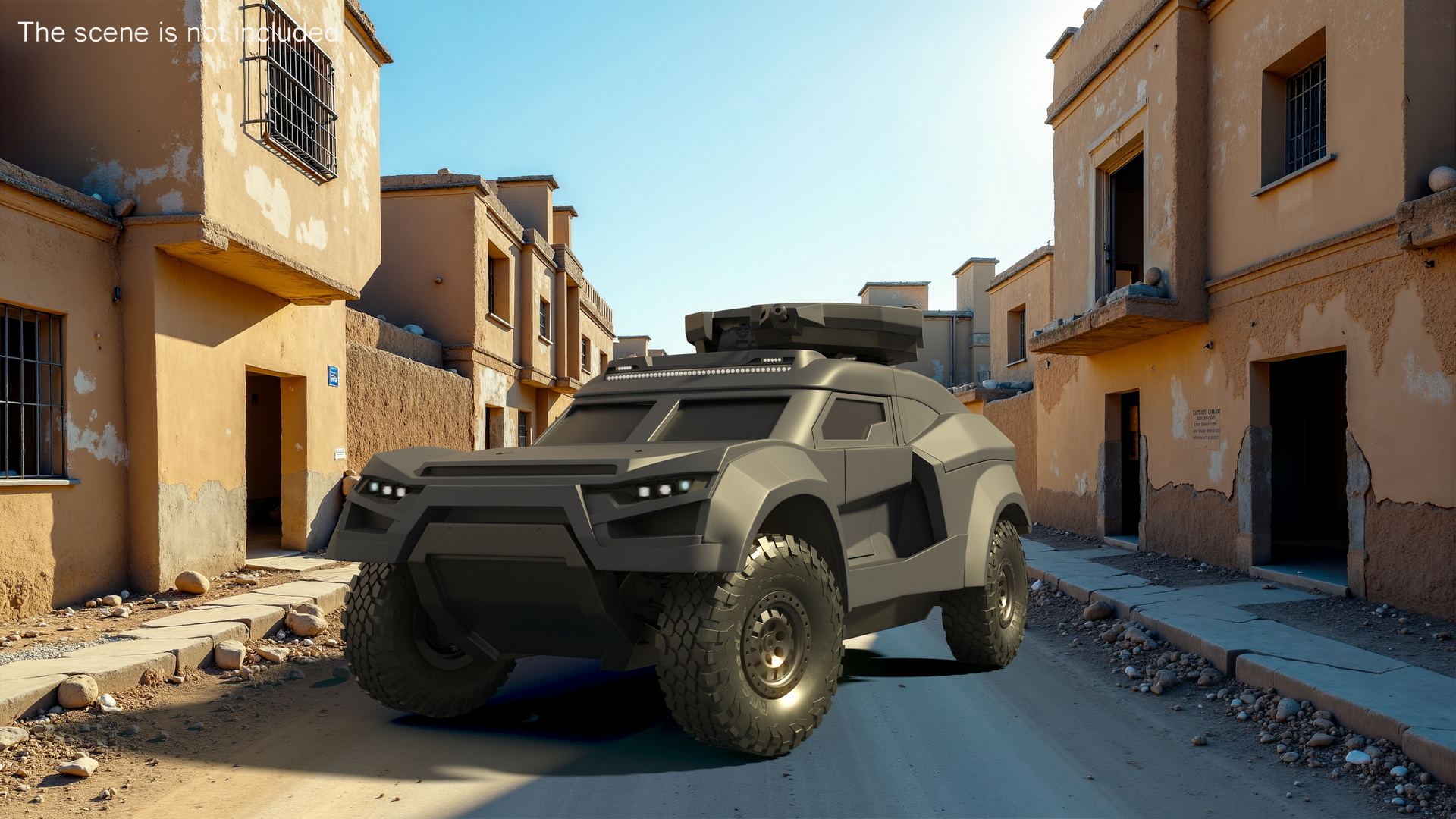 3D model Armored Tactical Ground Interceptor Vehicle Rigged